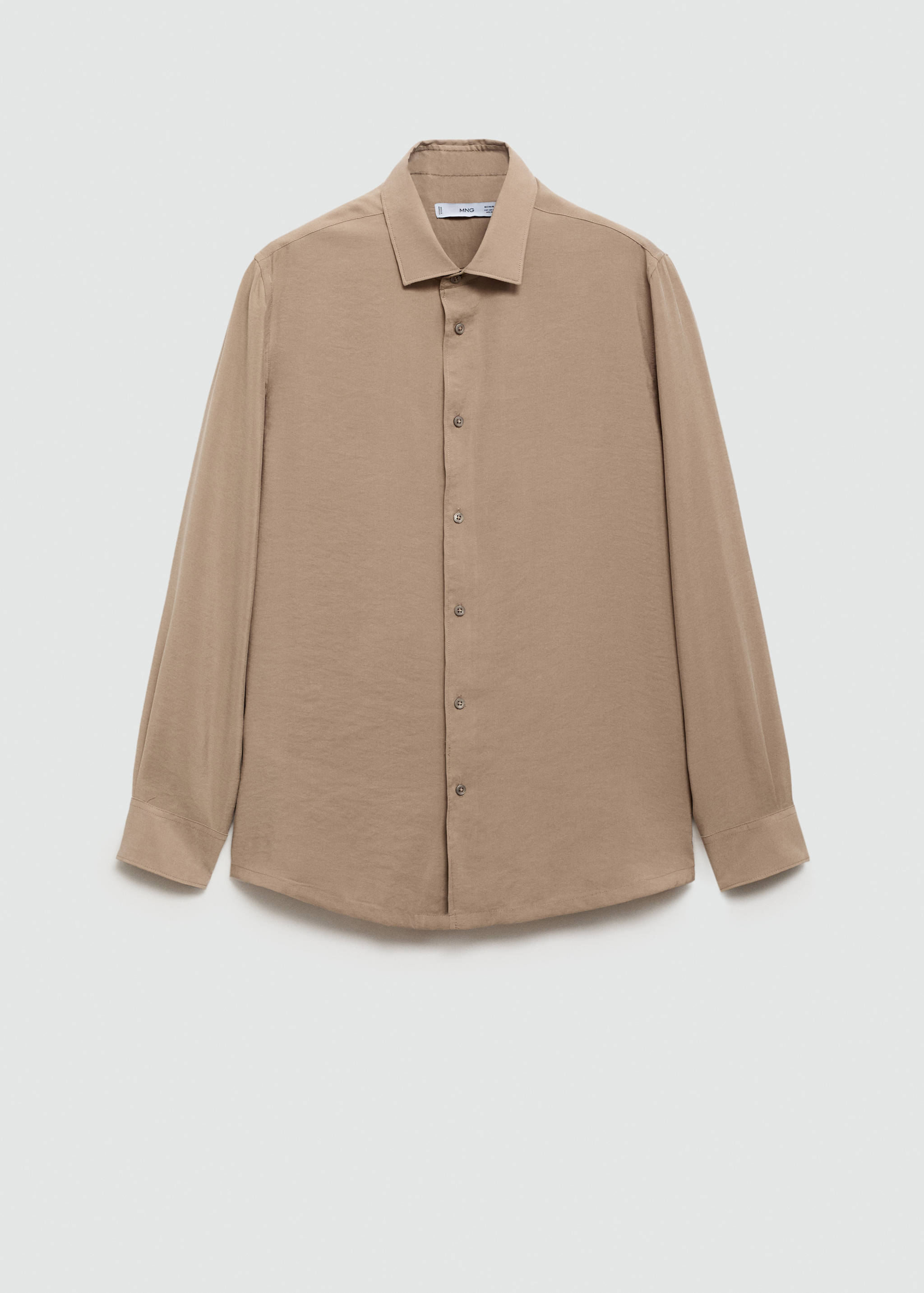 Regular kesim tencel gömlek - Modelsiz ürün