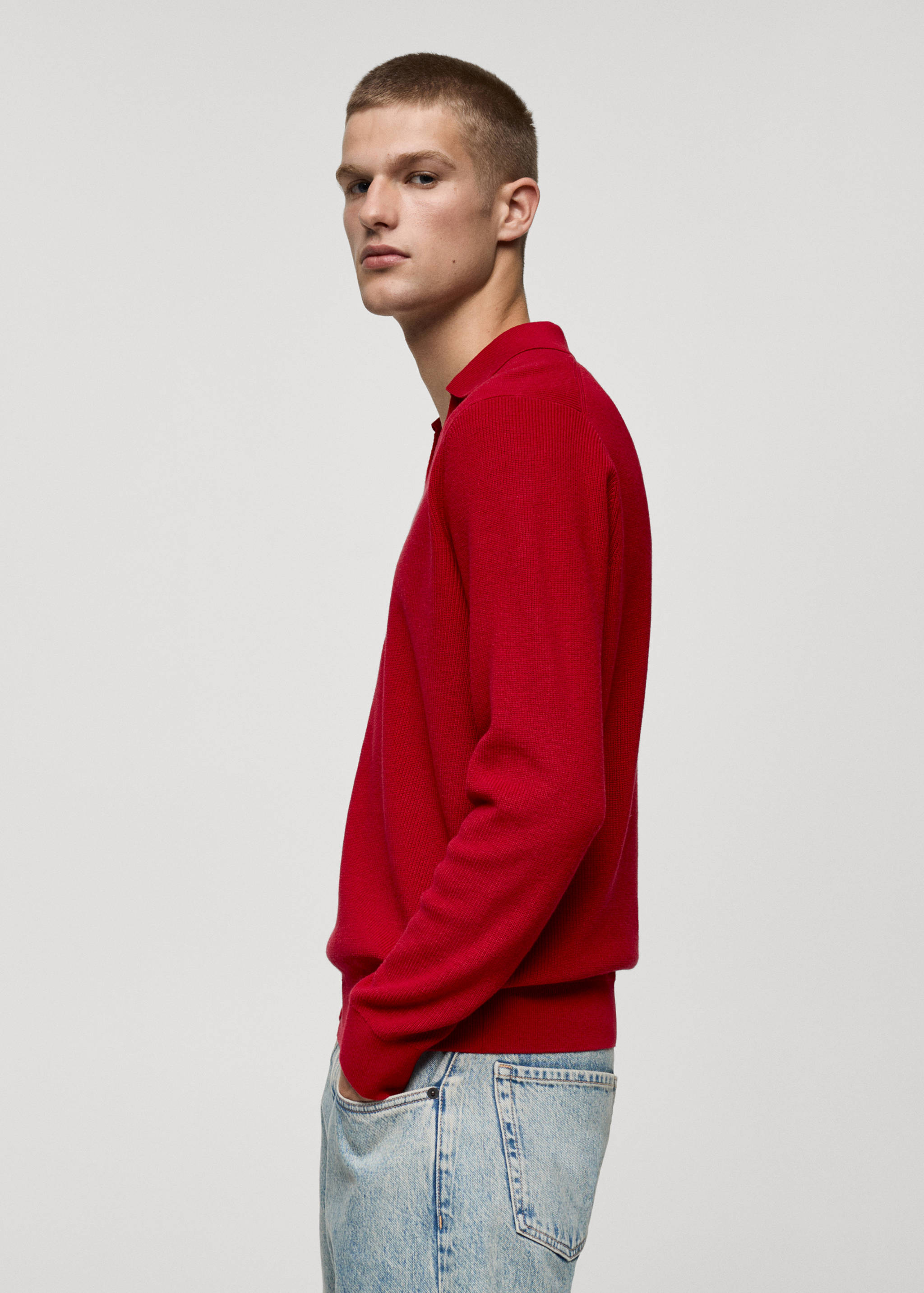 Pull-over maille col polo - Détail de l'article 2