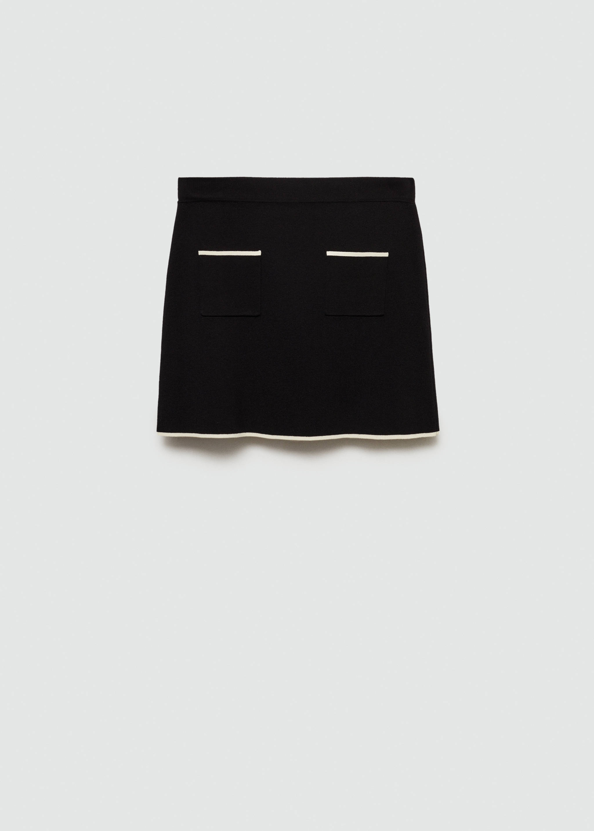 Minijupe maille poches - Article sans modèle