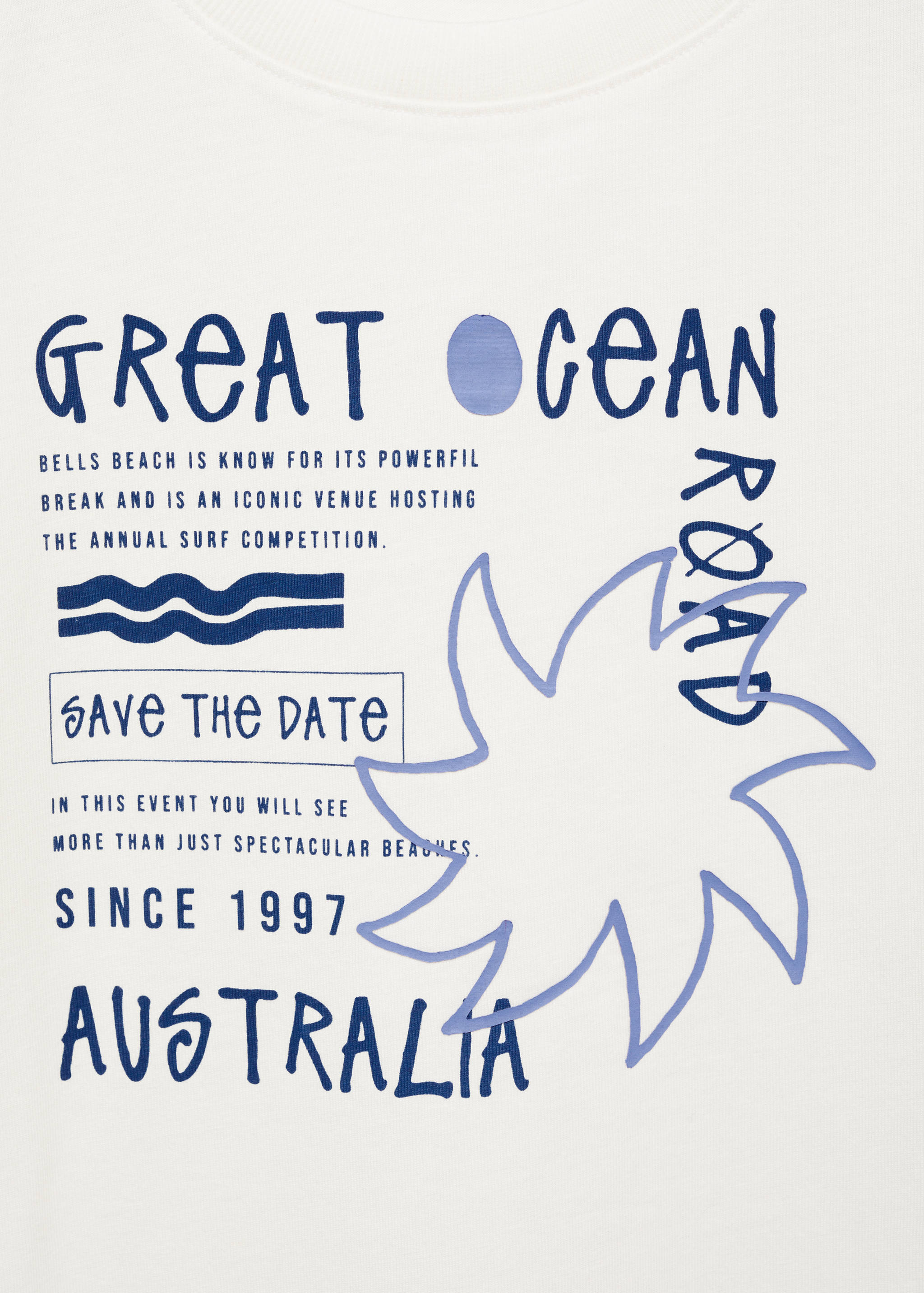 Surf printed t-shirt - Details of the article 8