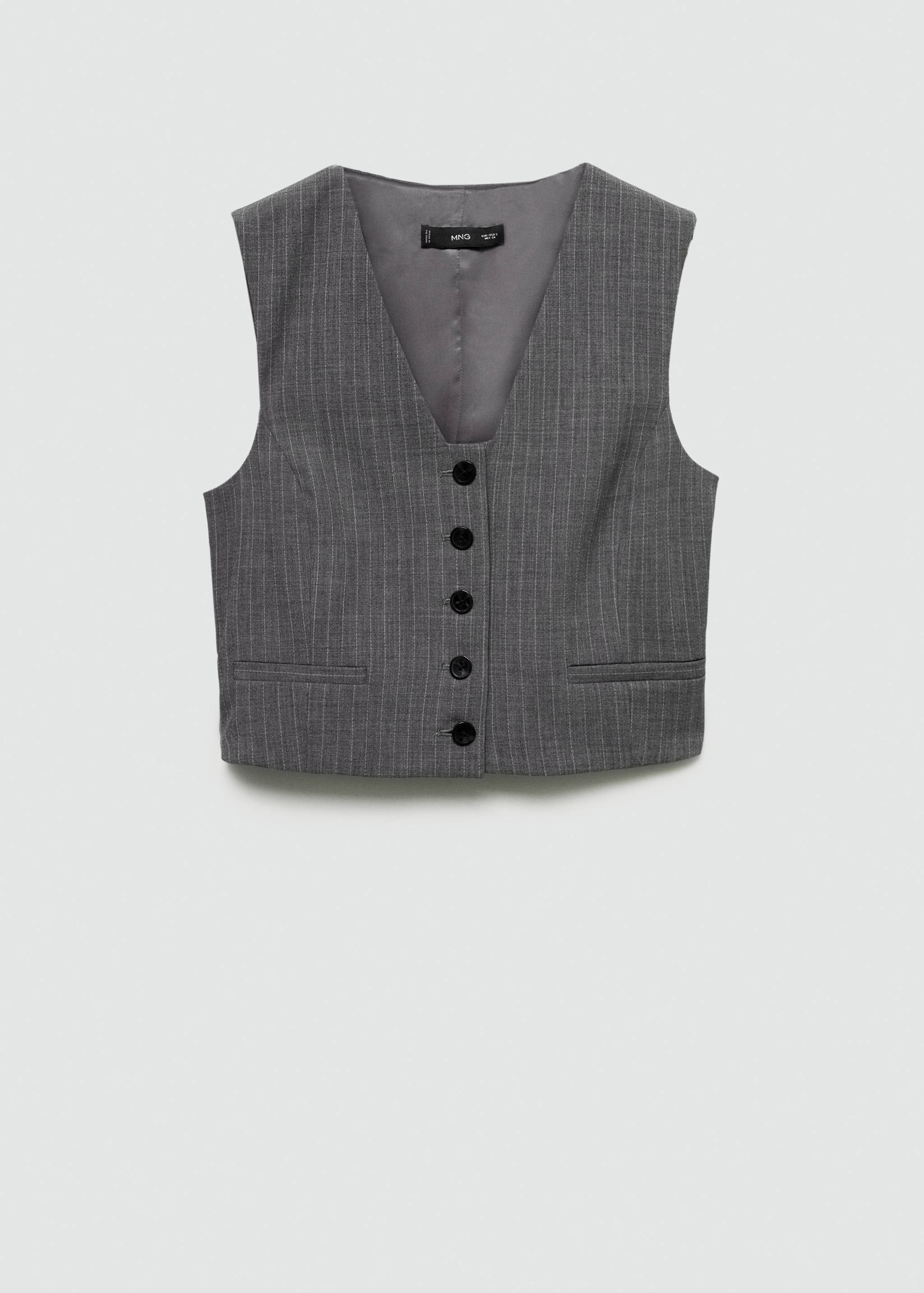 Pinstriped suit vest - Article without model