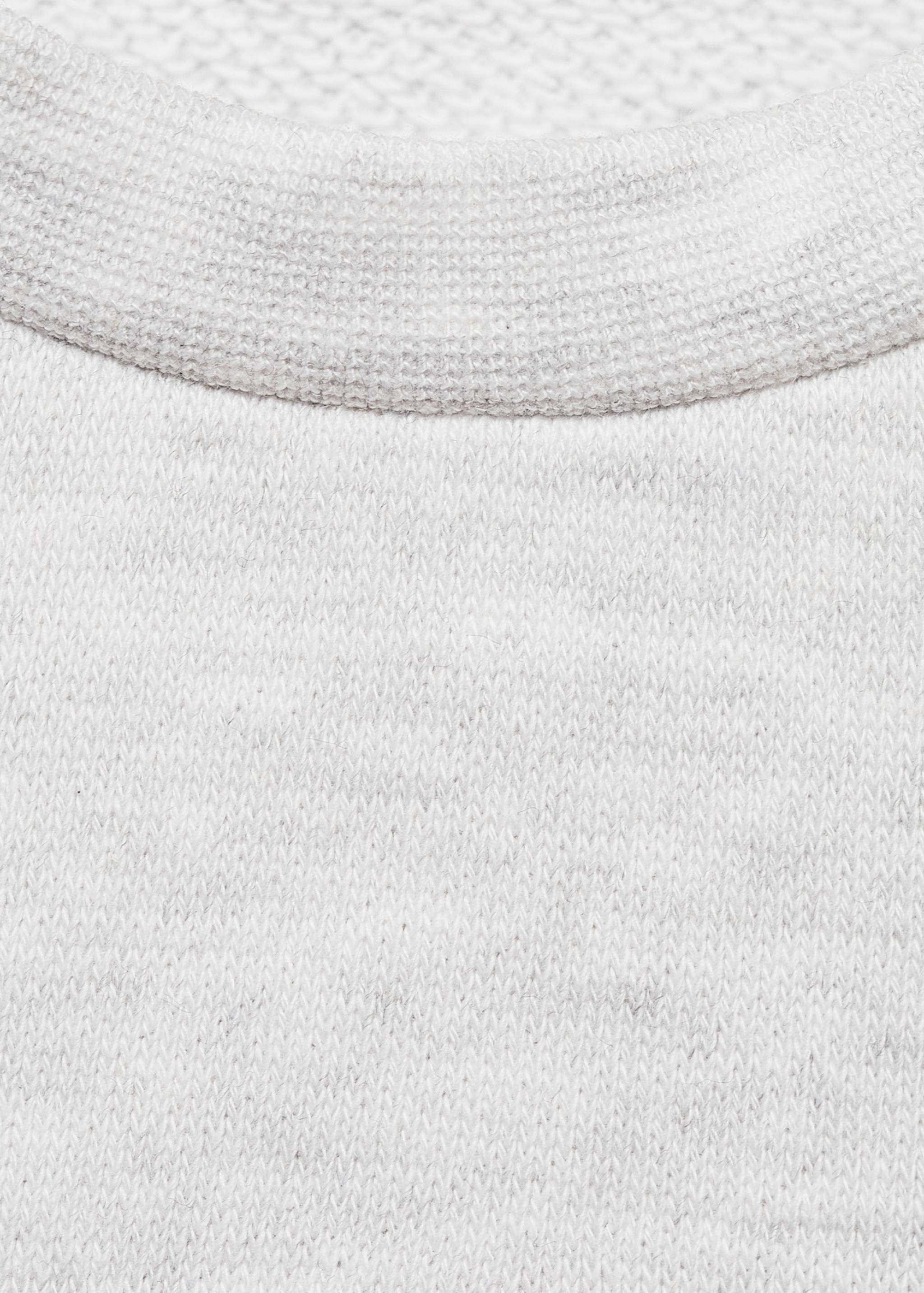 Embroidered detail cotton sweatshirt - Details of the article 0