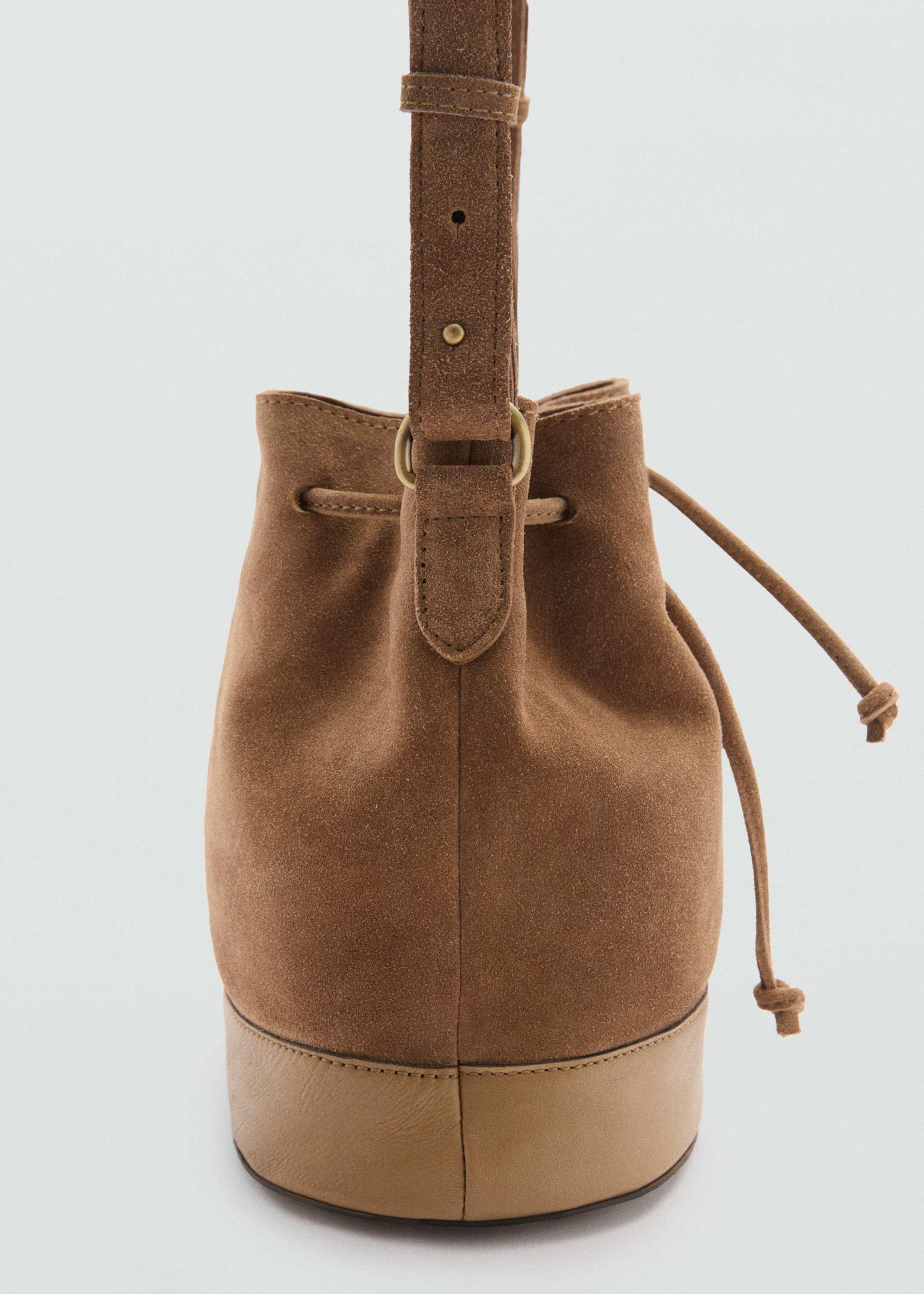 حقيبة تسوق صغيرة من الجلد - تفاصيل المنتج 1