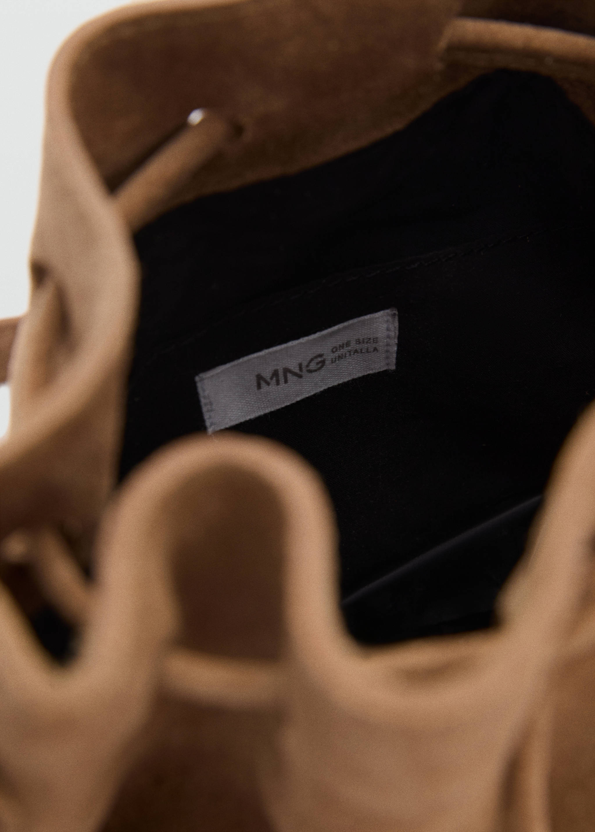 حقيبة تسوق صغيرة من الجلد - تفاصيل المنتج 2