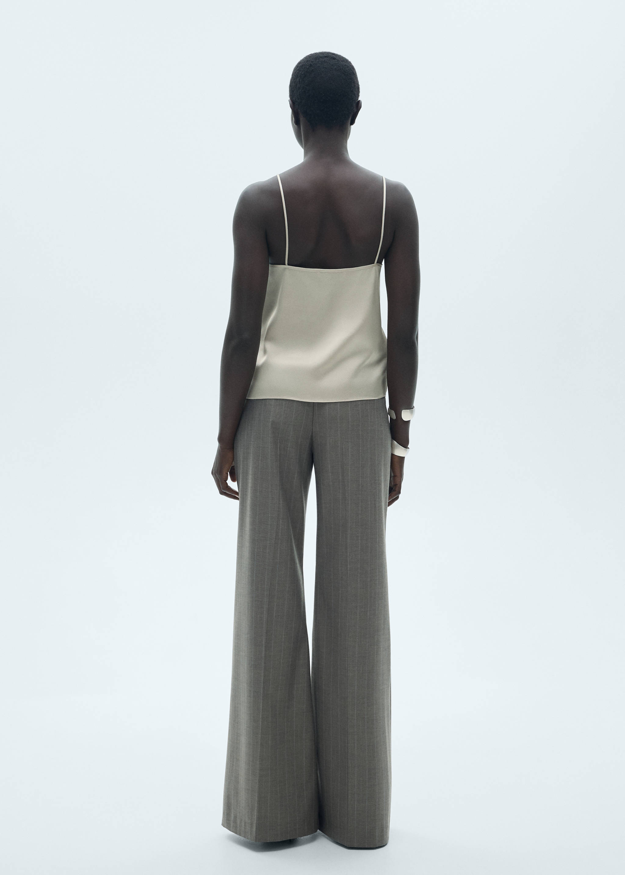 Top style lingerie satiné - Verso de l’article