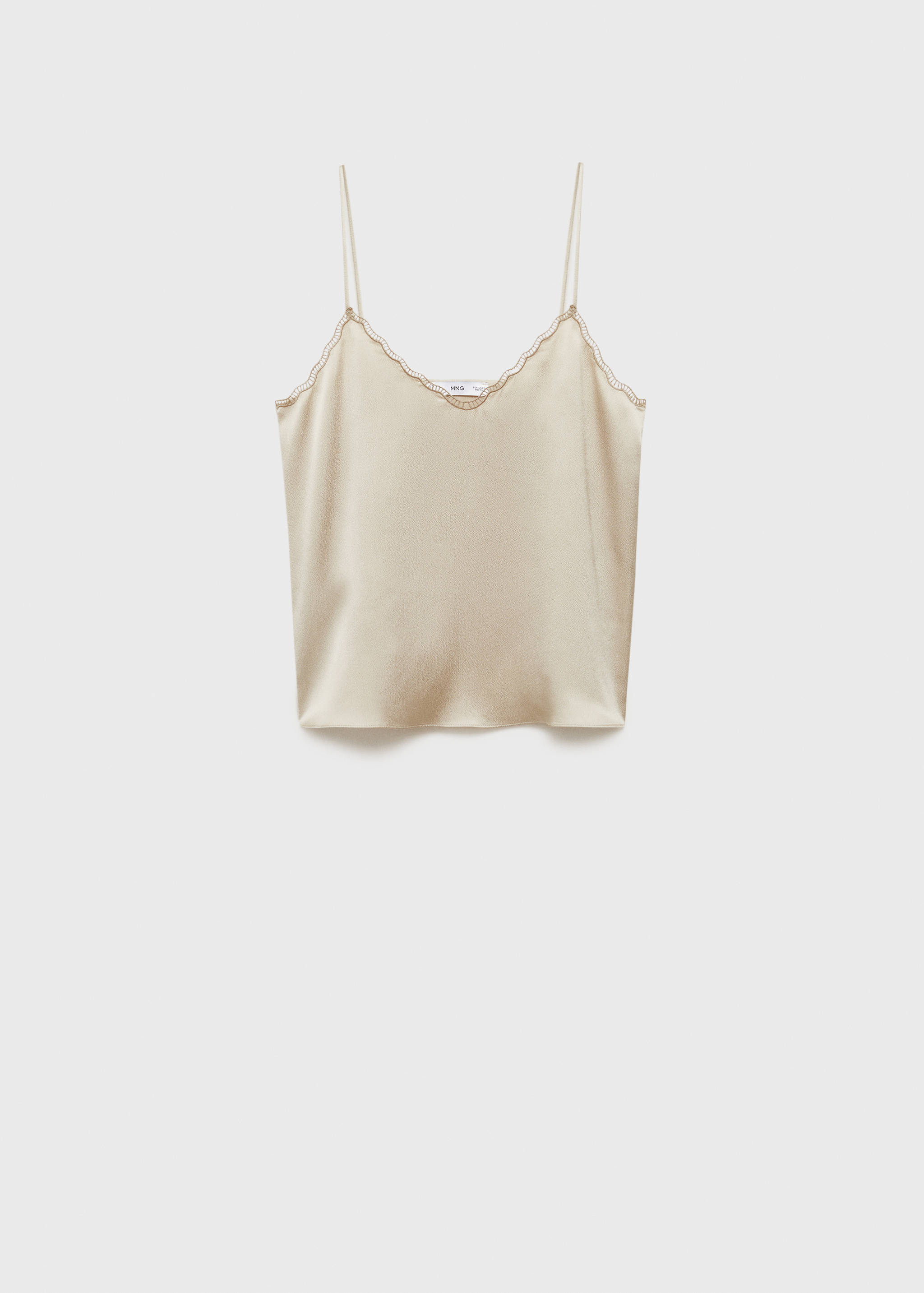 Top style lingerie satiné - Article sans modèle