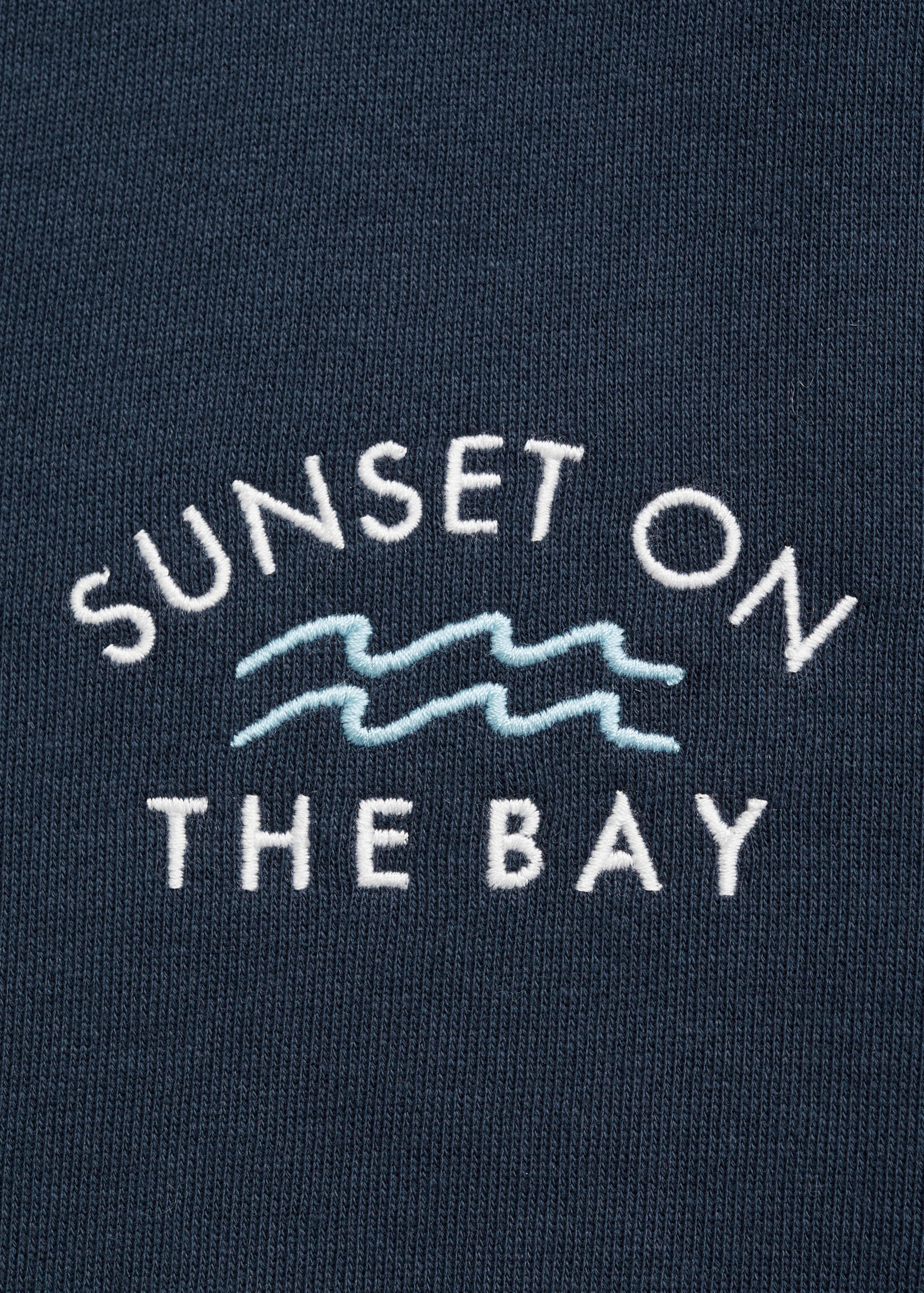 Embroidered sweatshirt dress - Details of the article 0