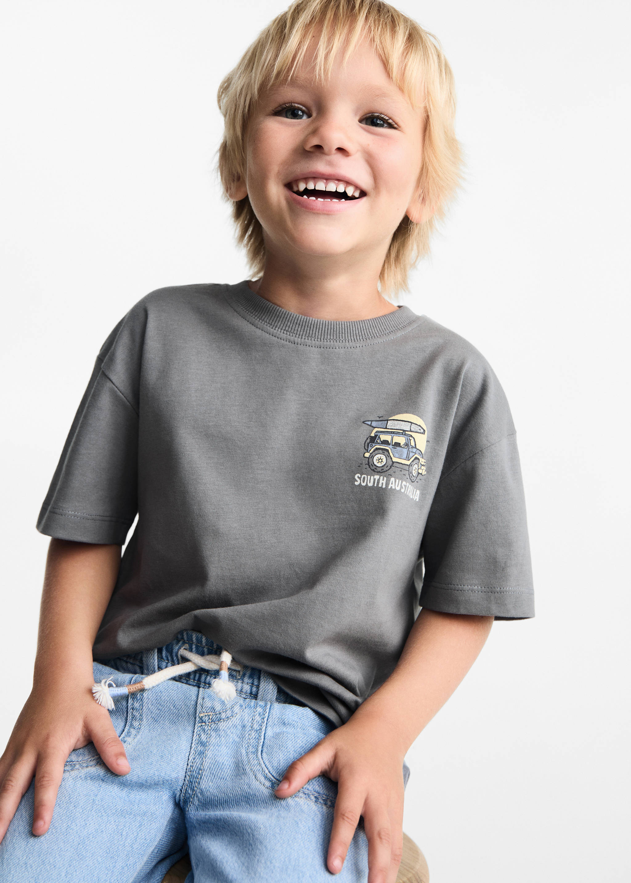 T-shirt imprimé surf - Plan général