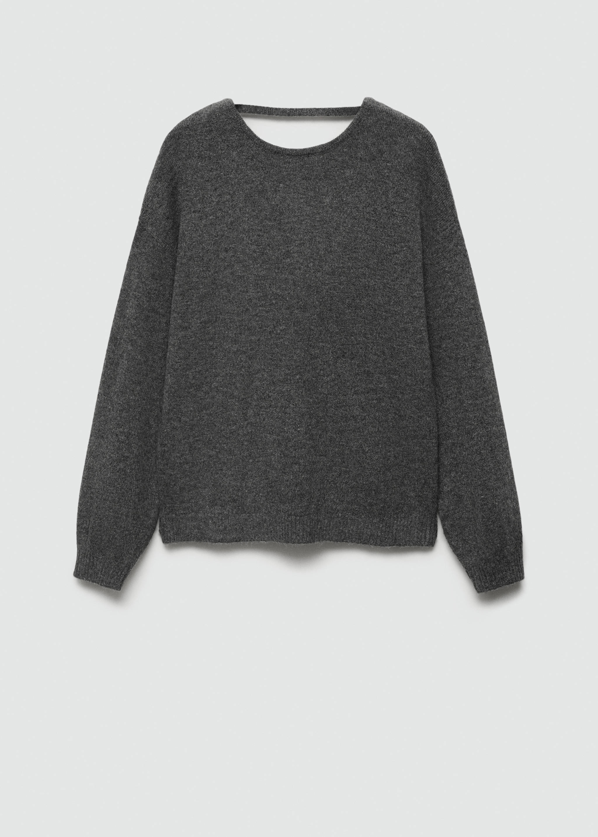 Back vent sweater - Article without model