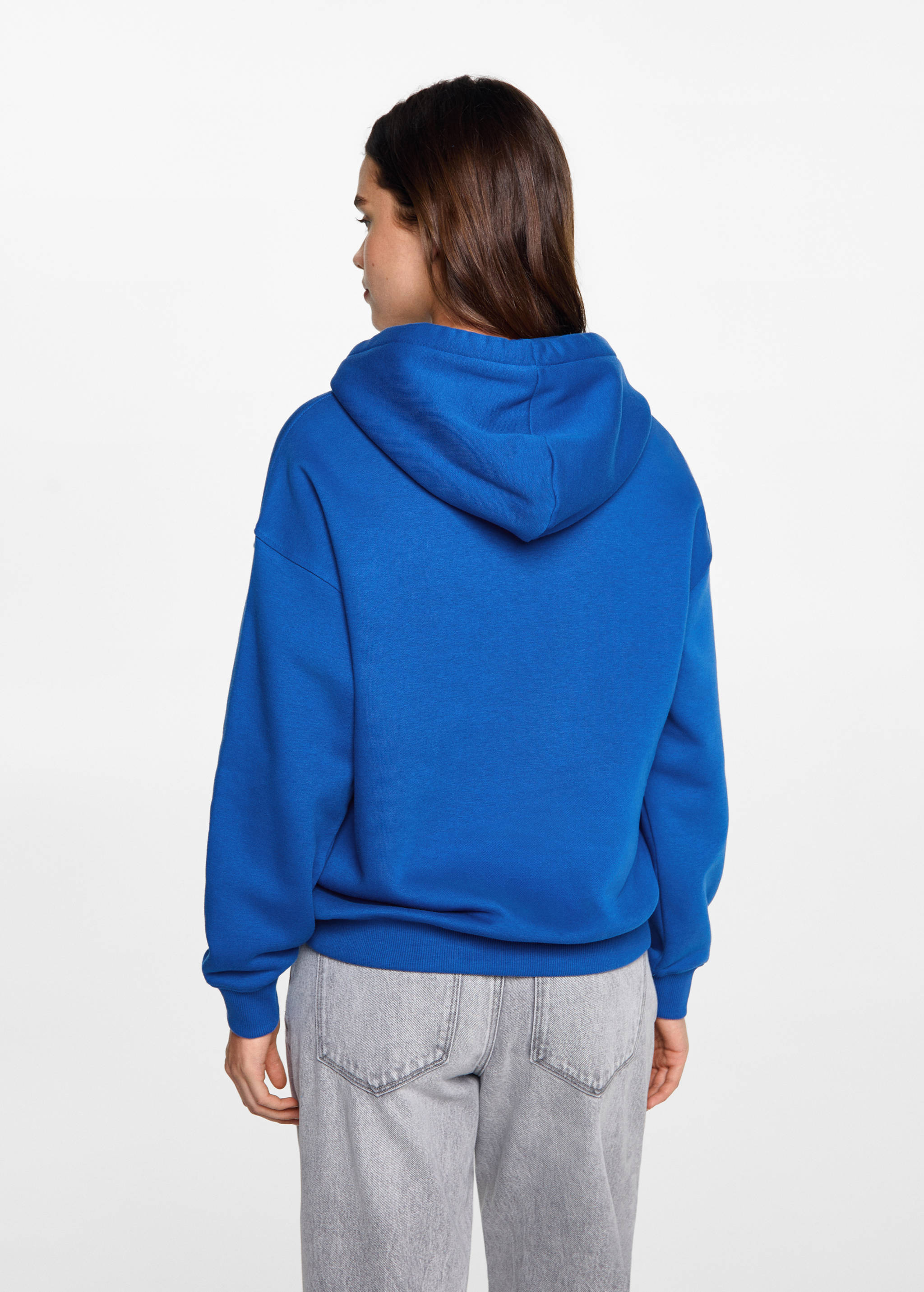 Hoodie mit Schriftzug - Rückseite des Artikels