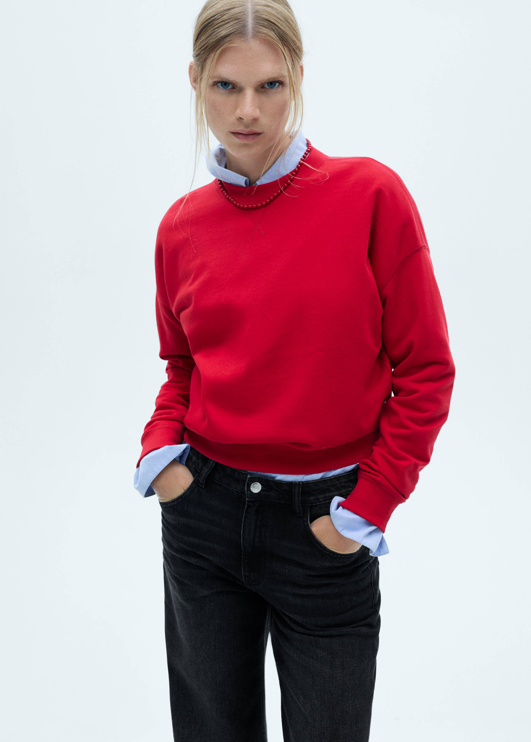 Danila high-waisted wide leg jeans - Medium plane