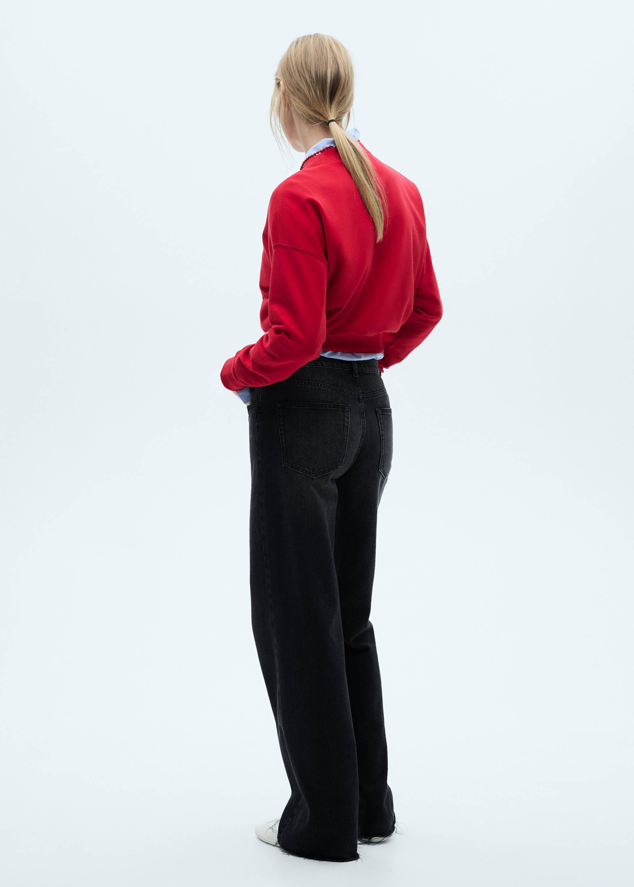 Danila high-waisted wide leg jeans - Reverse of the article