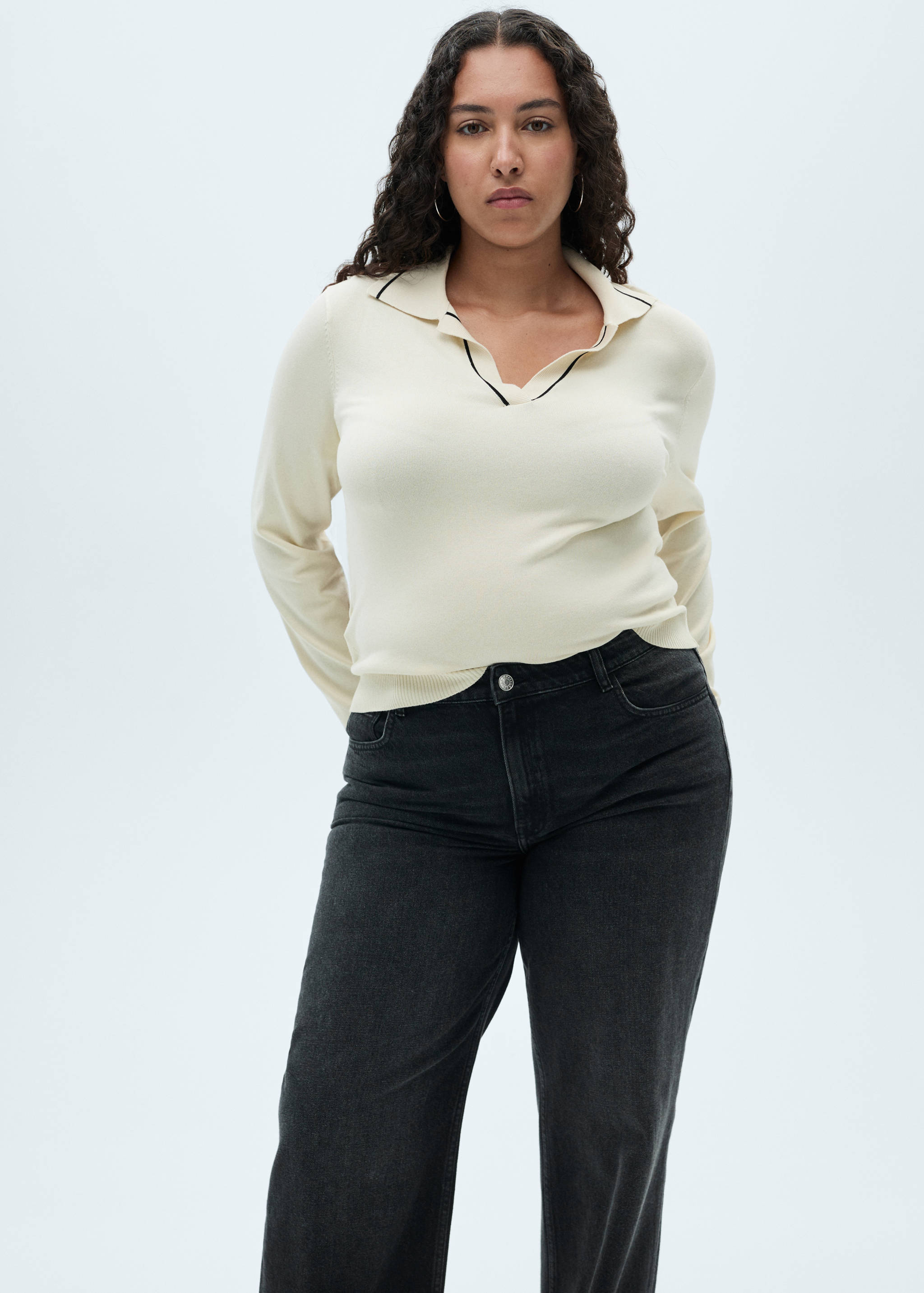 Danila high-waisted wide leg jeans - Details of the article 5