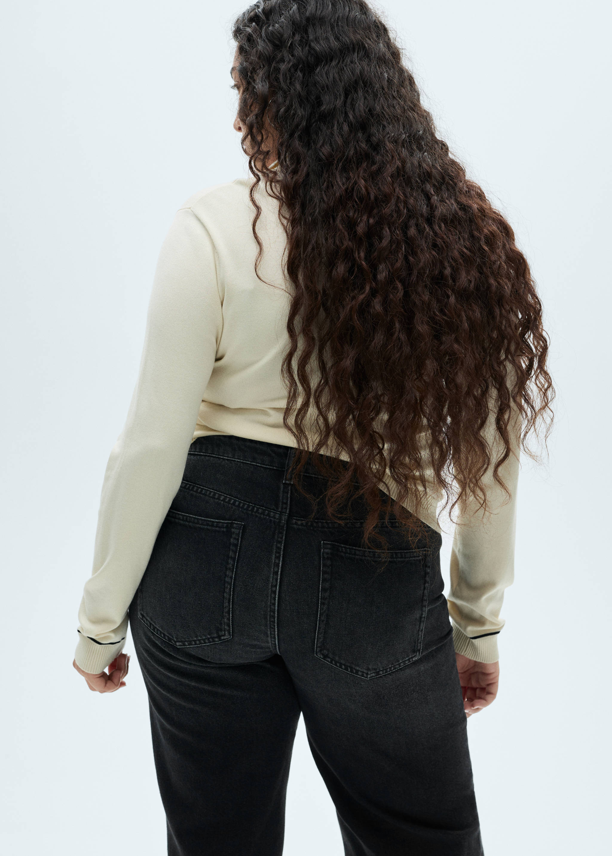 Danila high-waisted wide leg jeans - Details of the article 4