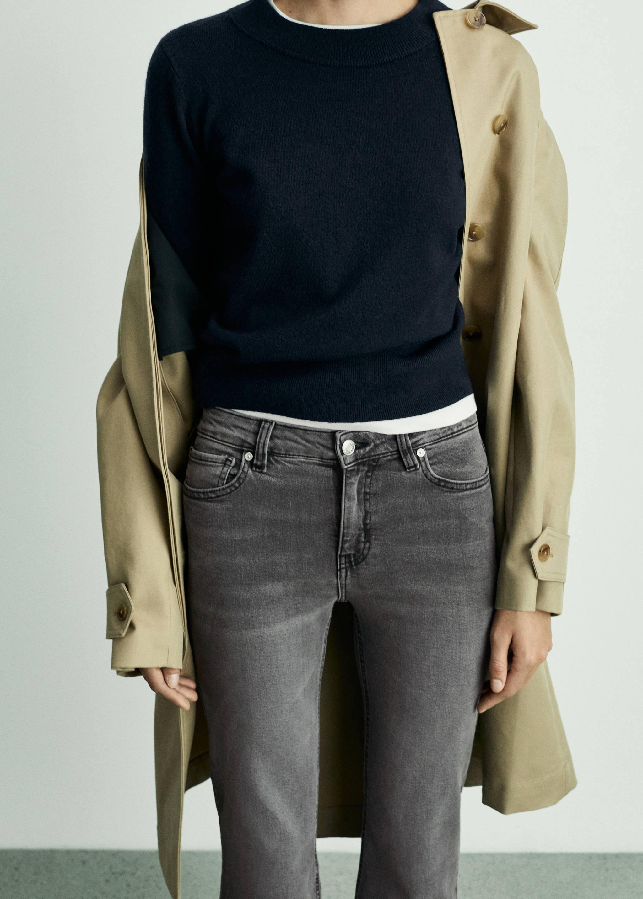 Sienna flared cropped jeans - Details of the article 6