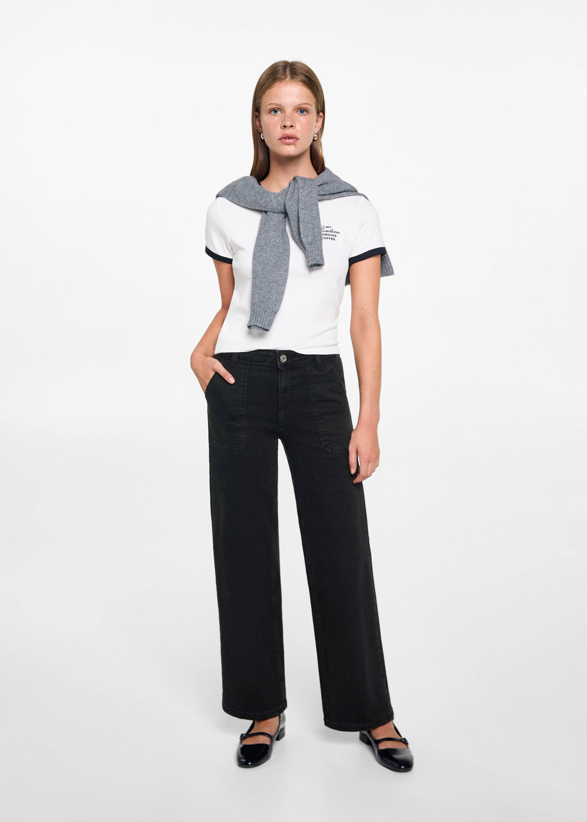 Jupe-culotte poches - Plan général