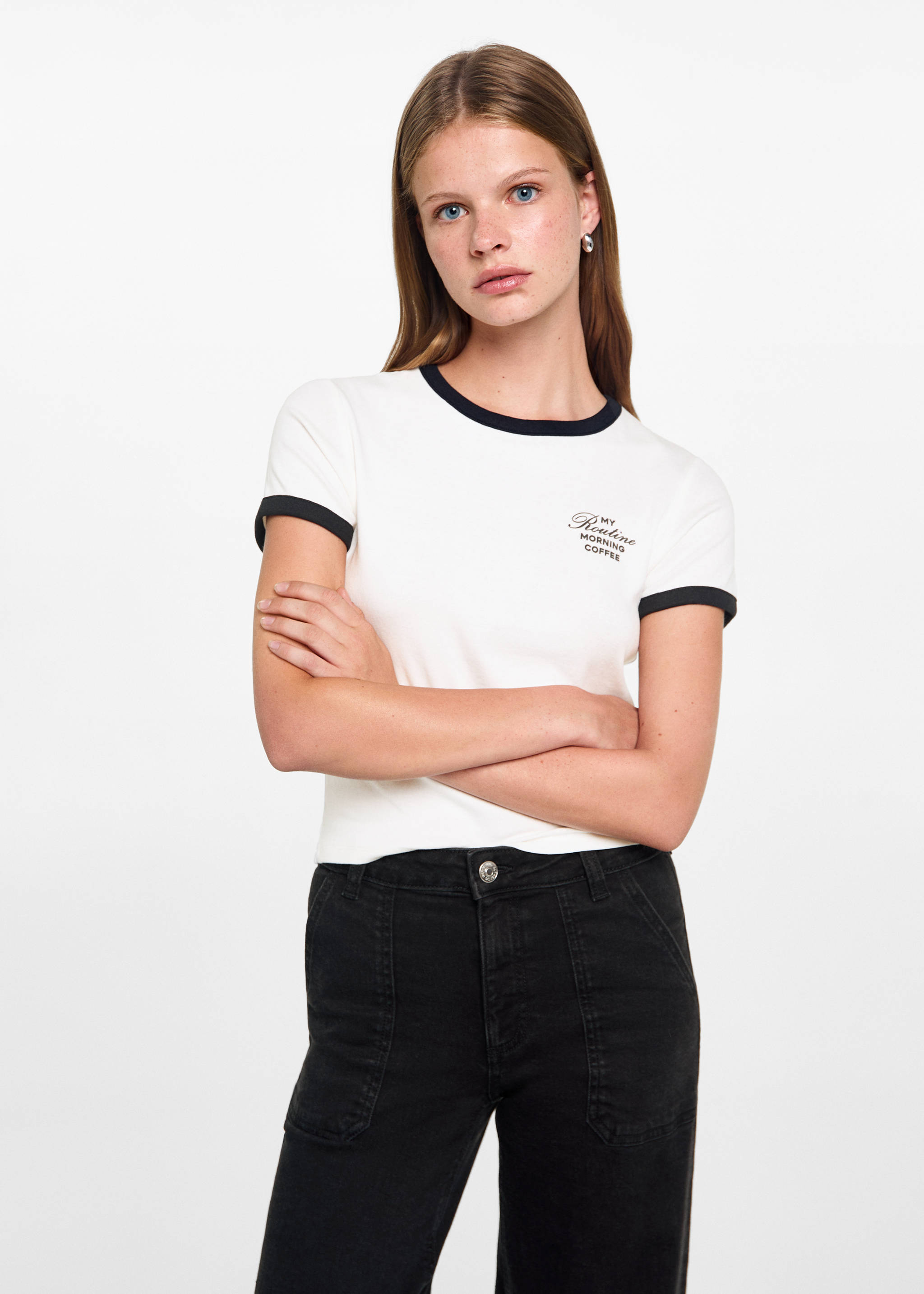 Jupe-culotte poches - Plan moyen