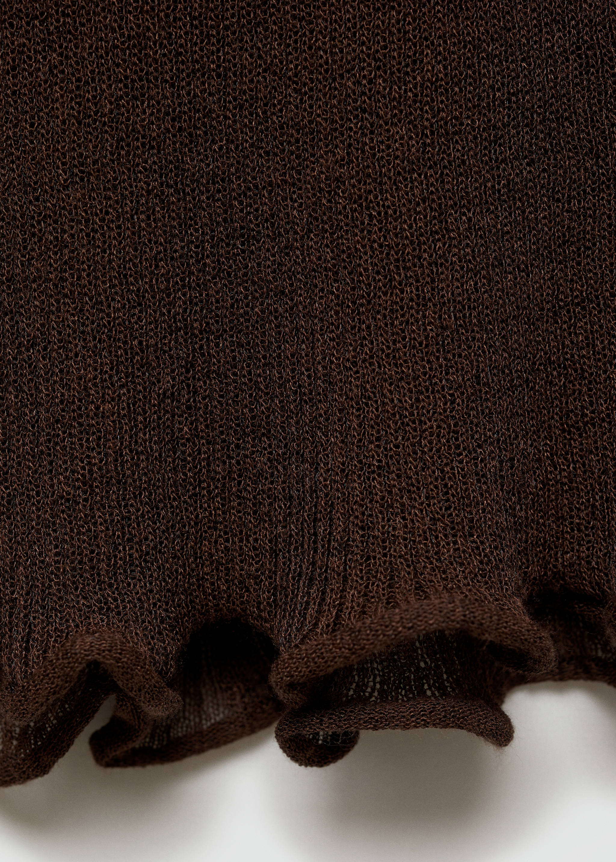 Flared knitted trousers - Details of the article 0