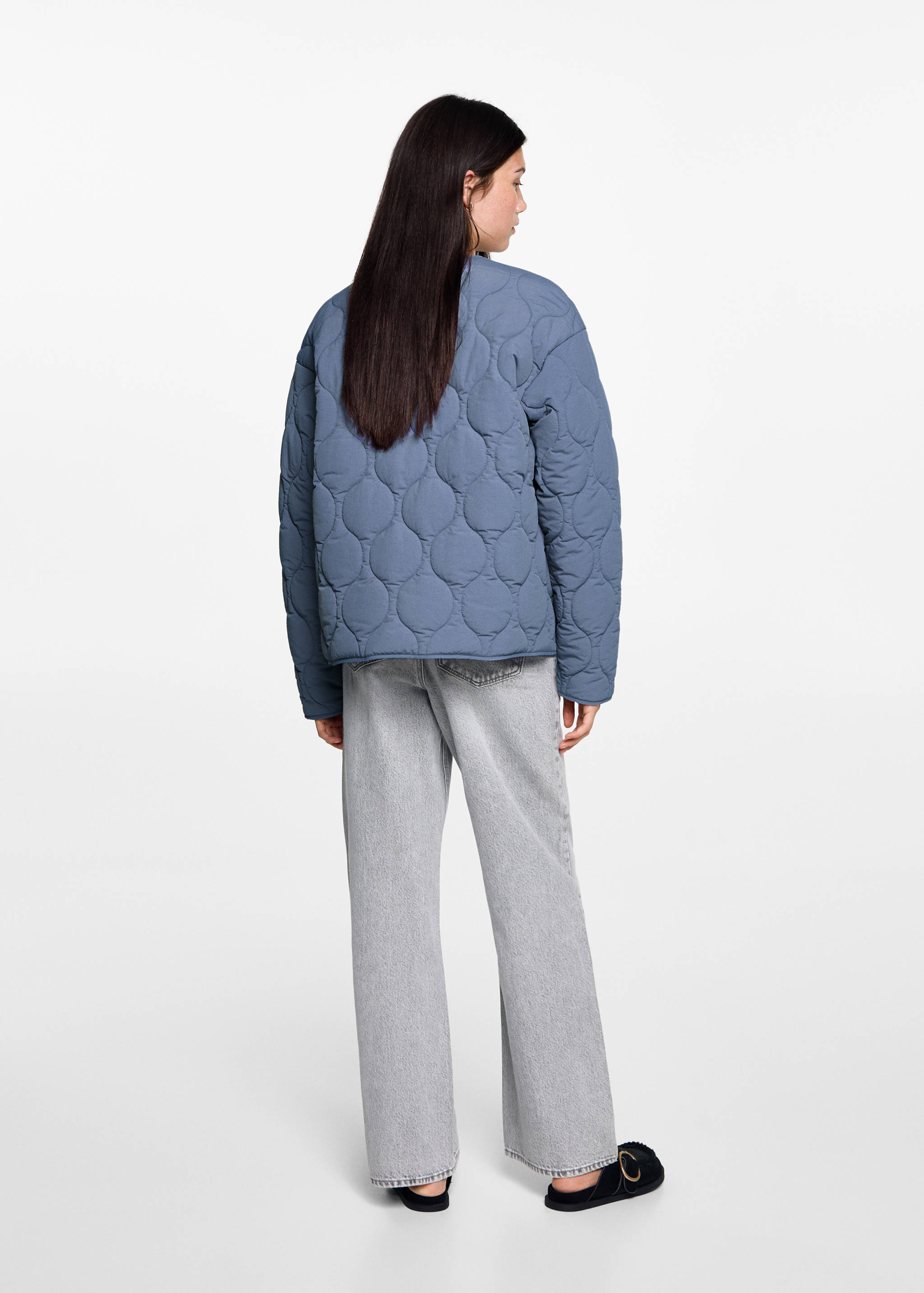 Quilted nylon jacket - Reverse of the article