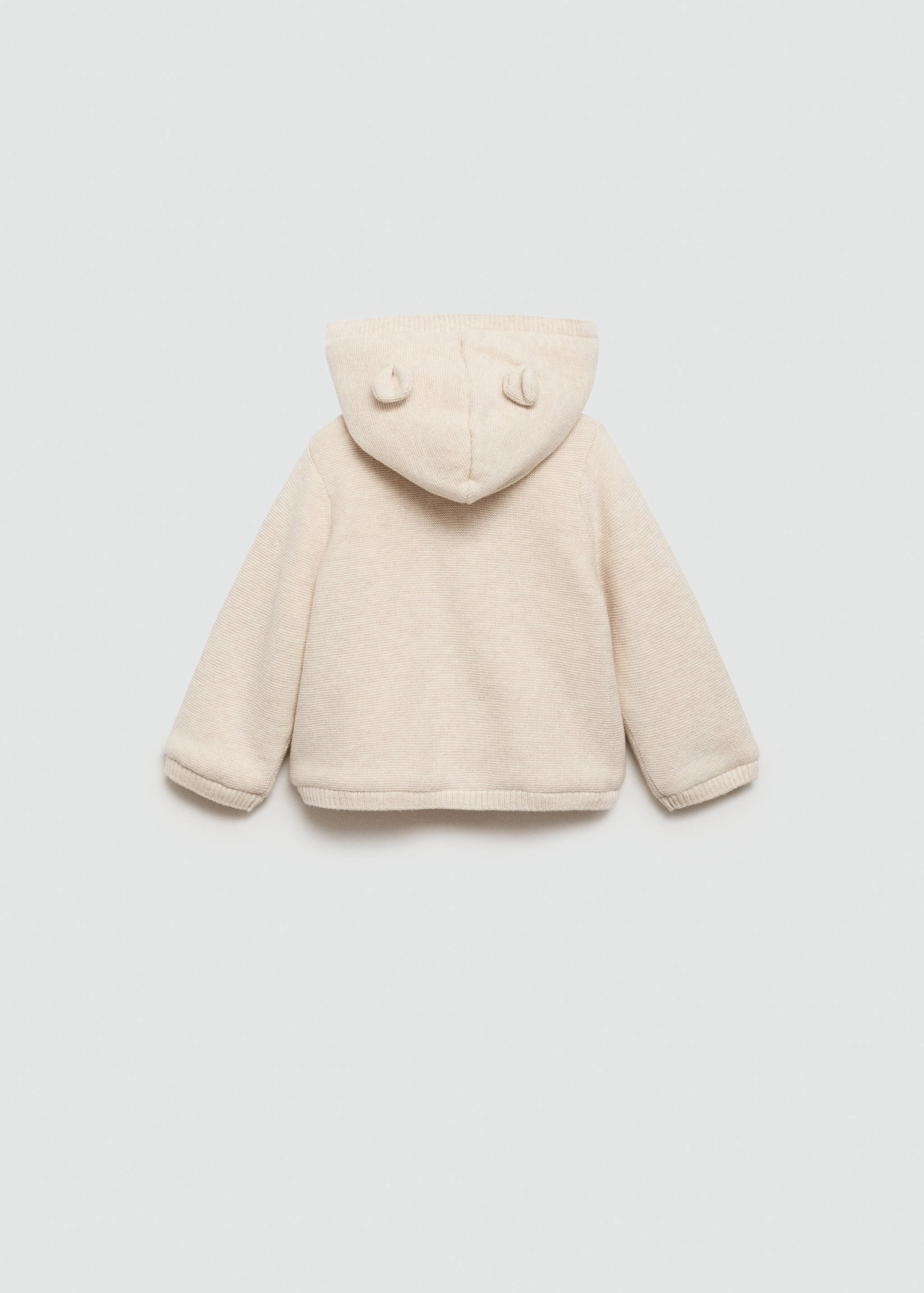 Cárdigan punto interior borreguito - Reverso del artículo