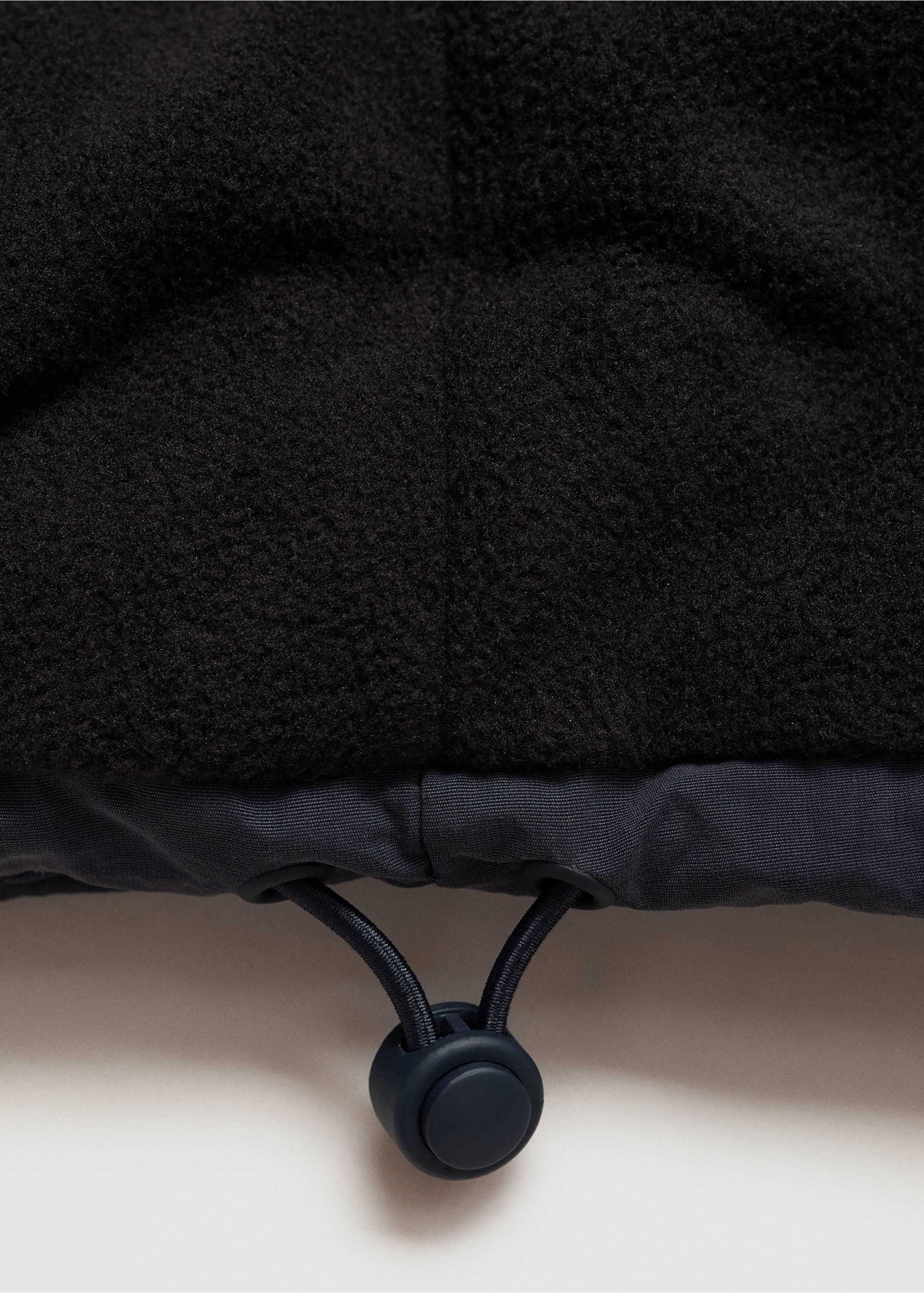 Short quilted anorak - Details of the article 0, Dark Navy. Ref: 77055629-00.