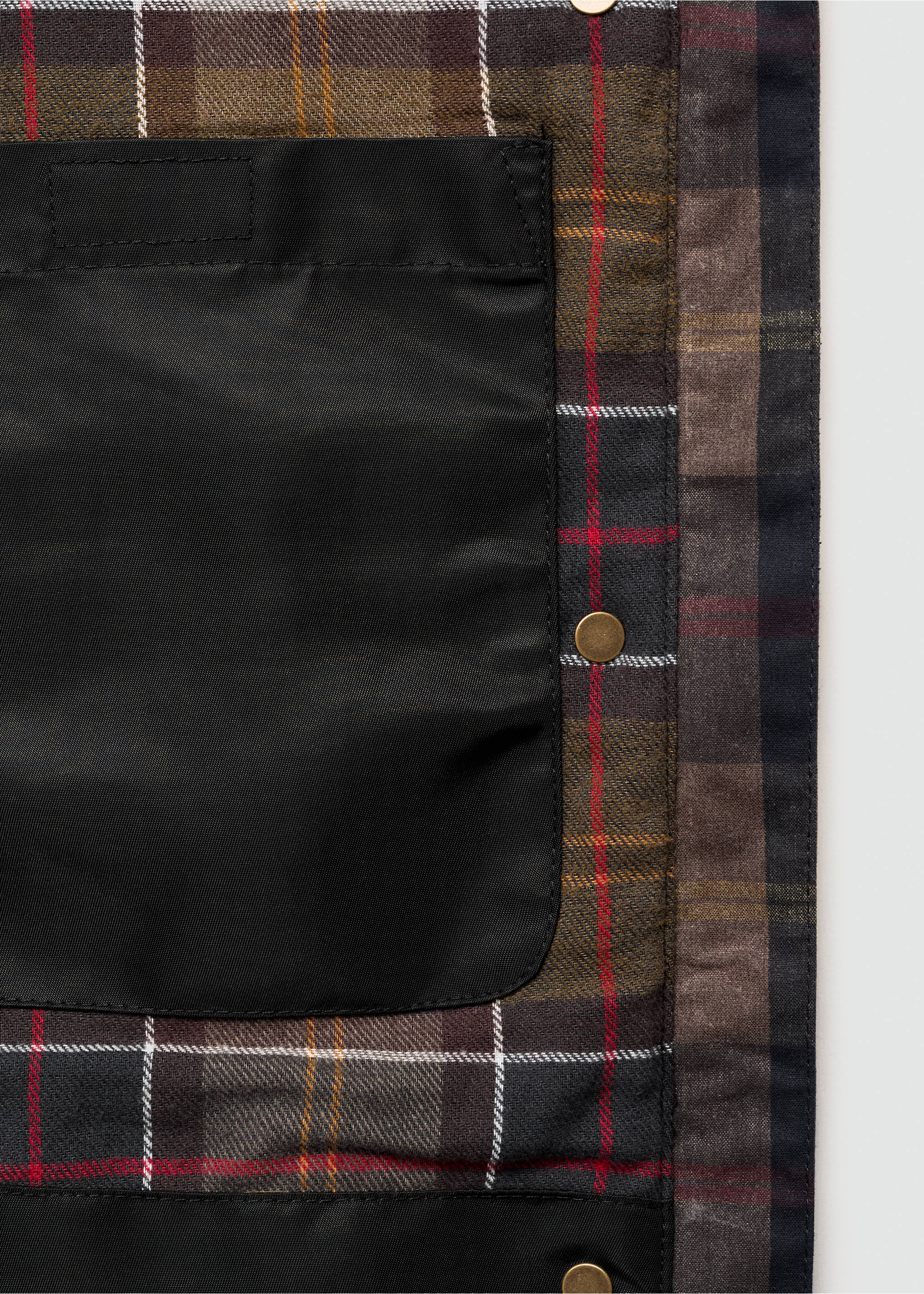 Parka courte effet ciré - Détail de l'article 0, Kaki. Ref: 77055632-00.