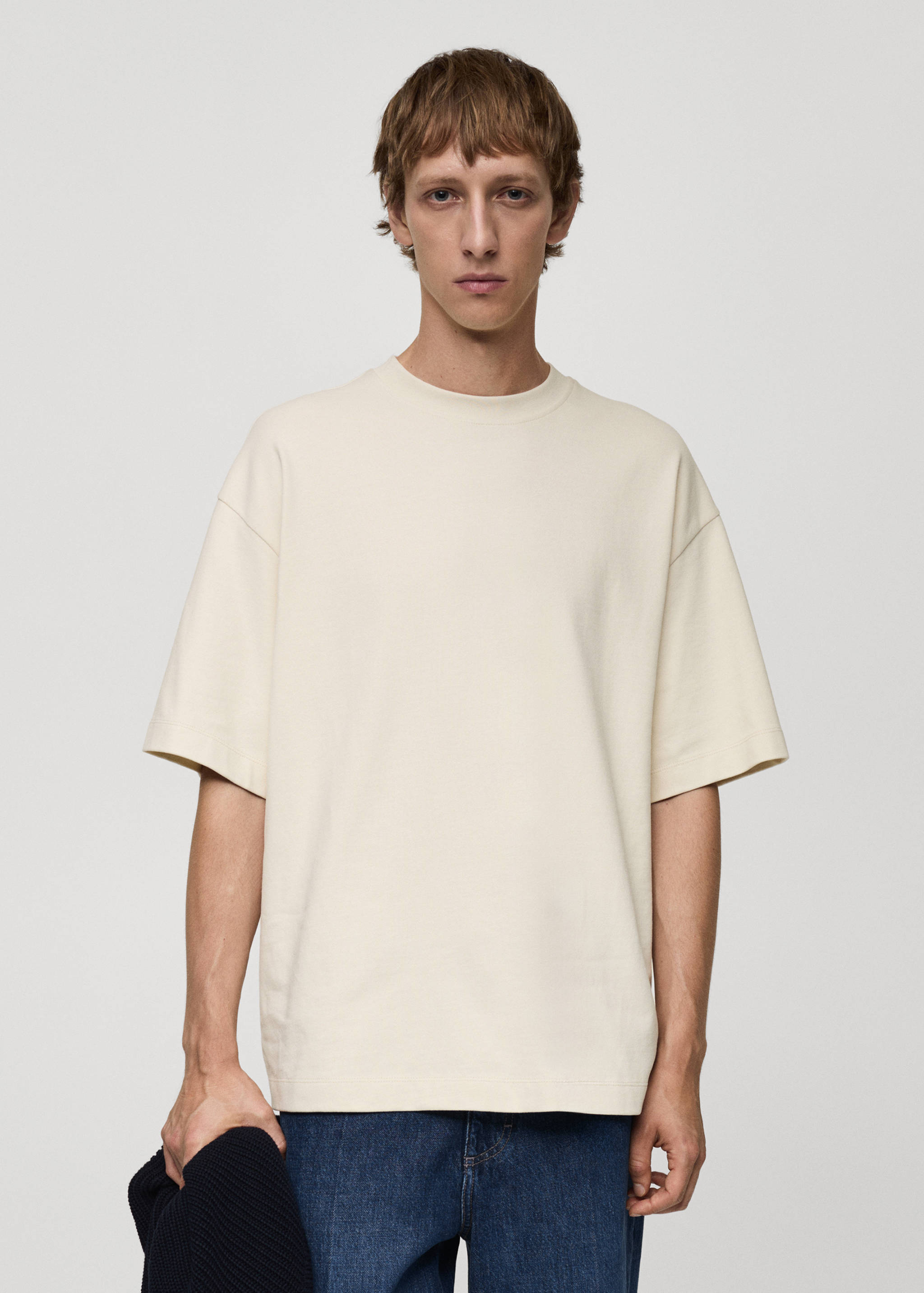 100% cotton oversized t-shirt - Medium plane