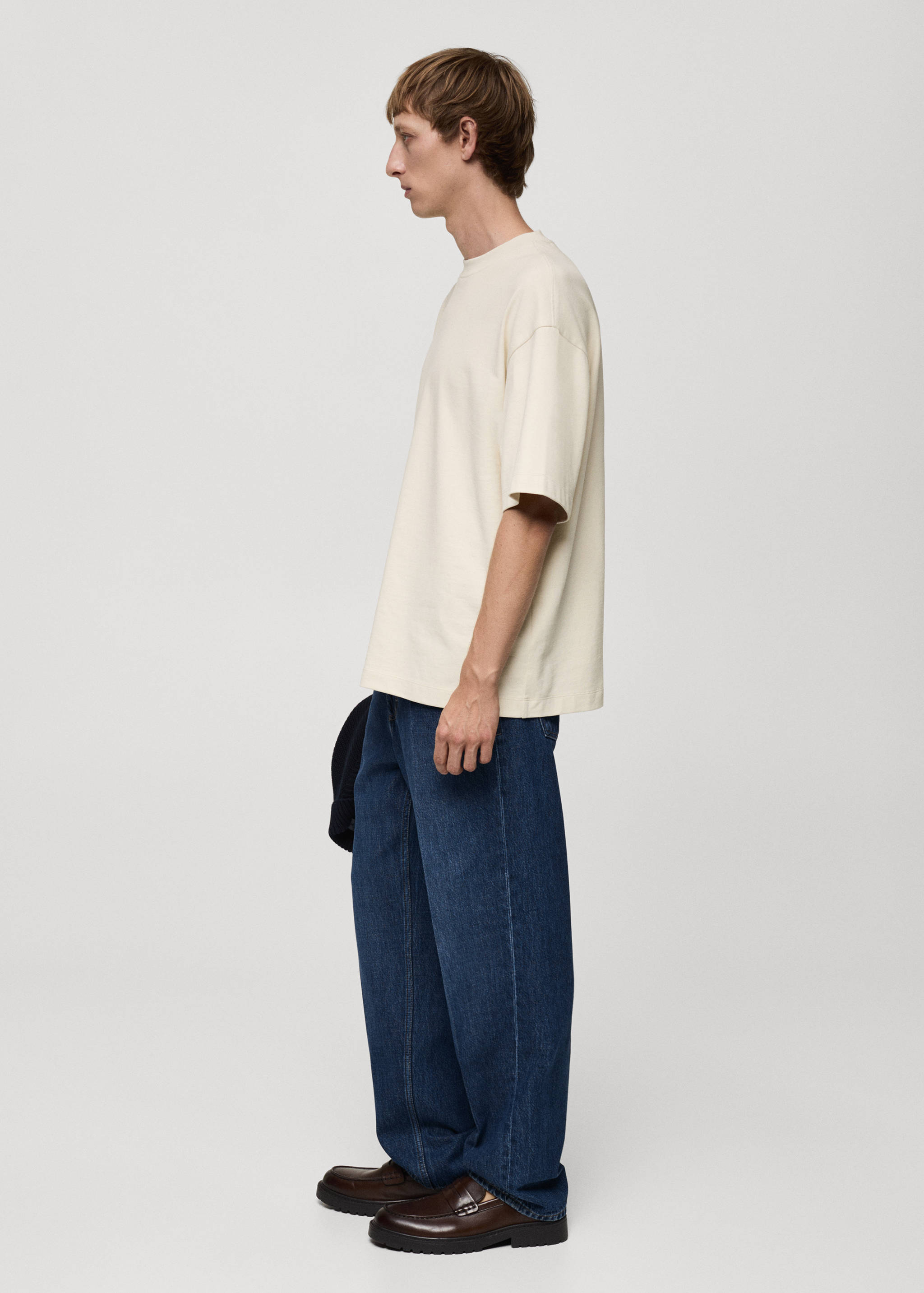 100% cotton oversized t-shirt - Details of the article 1
