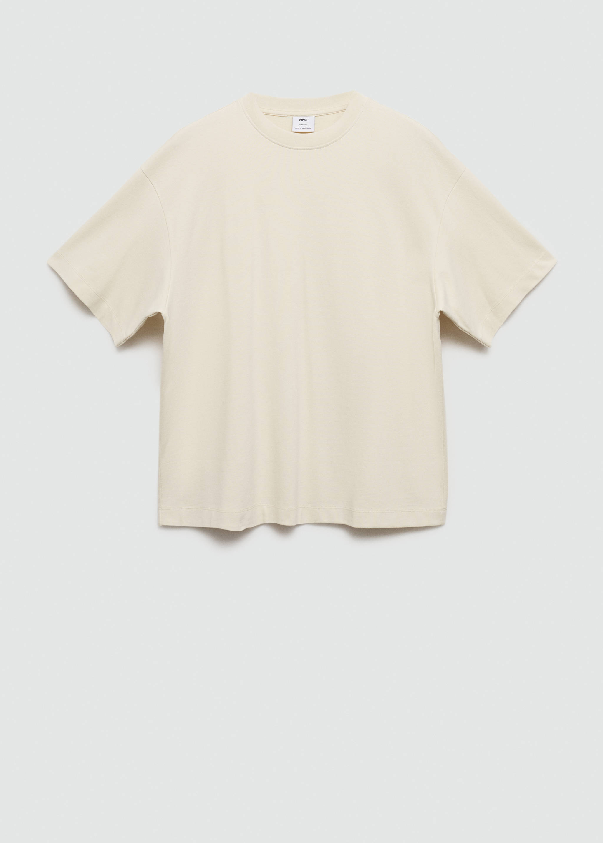 100% cotton oversized t-shirt - Article without model