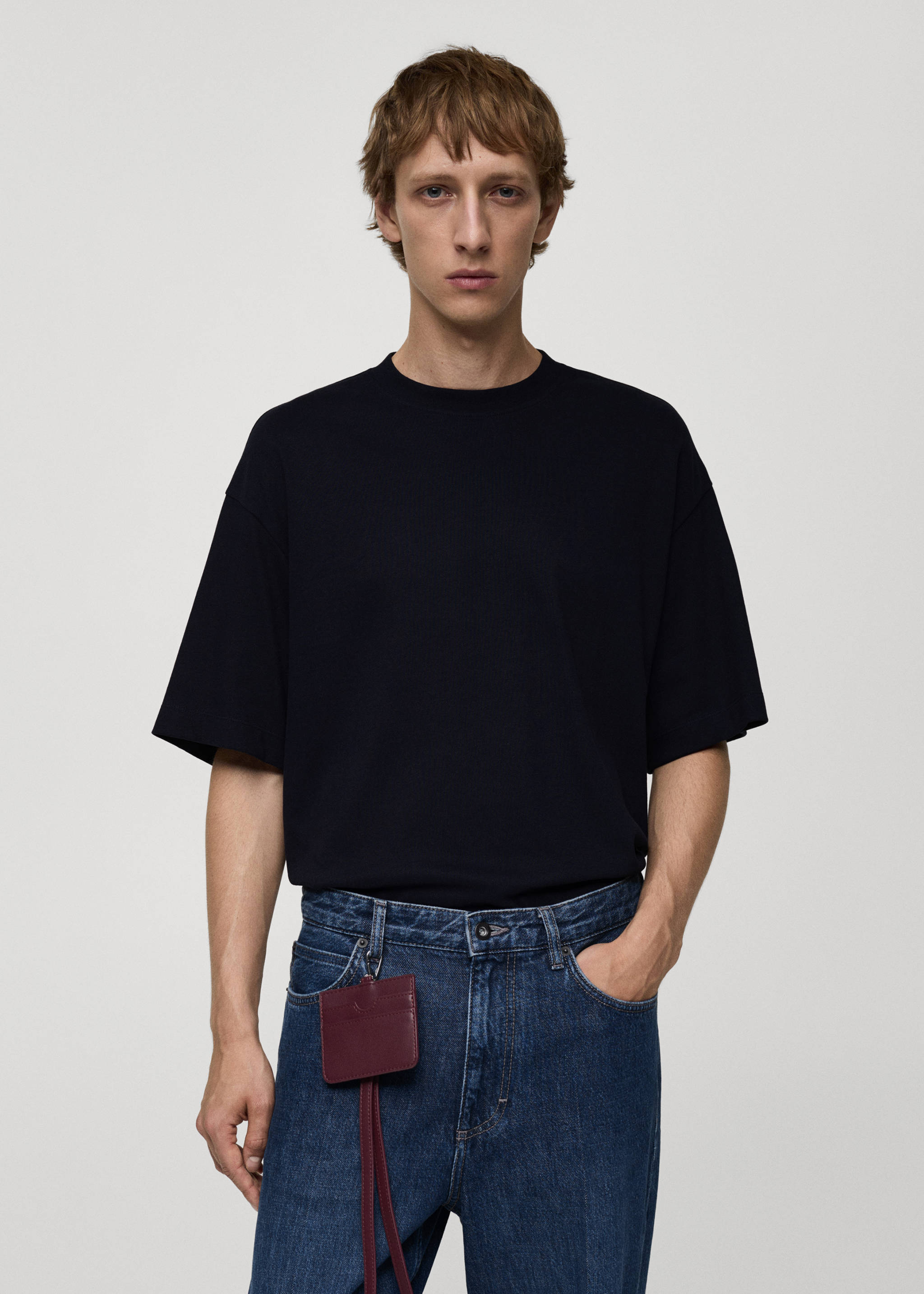 100% cotton oversized t-shirt - Medium plane