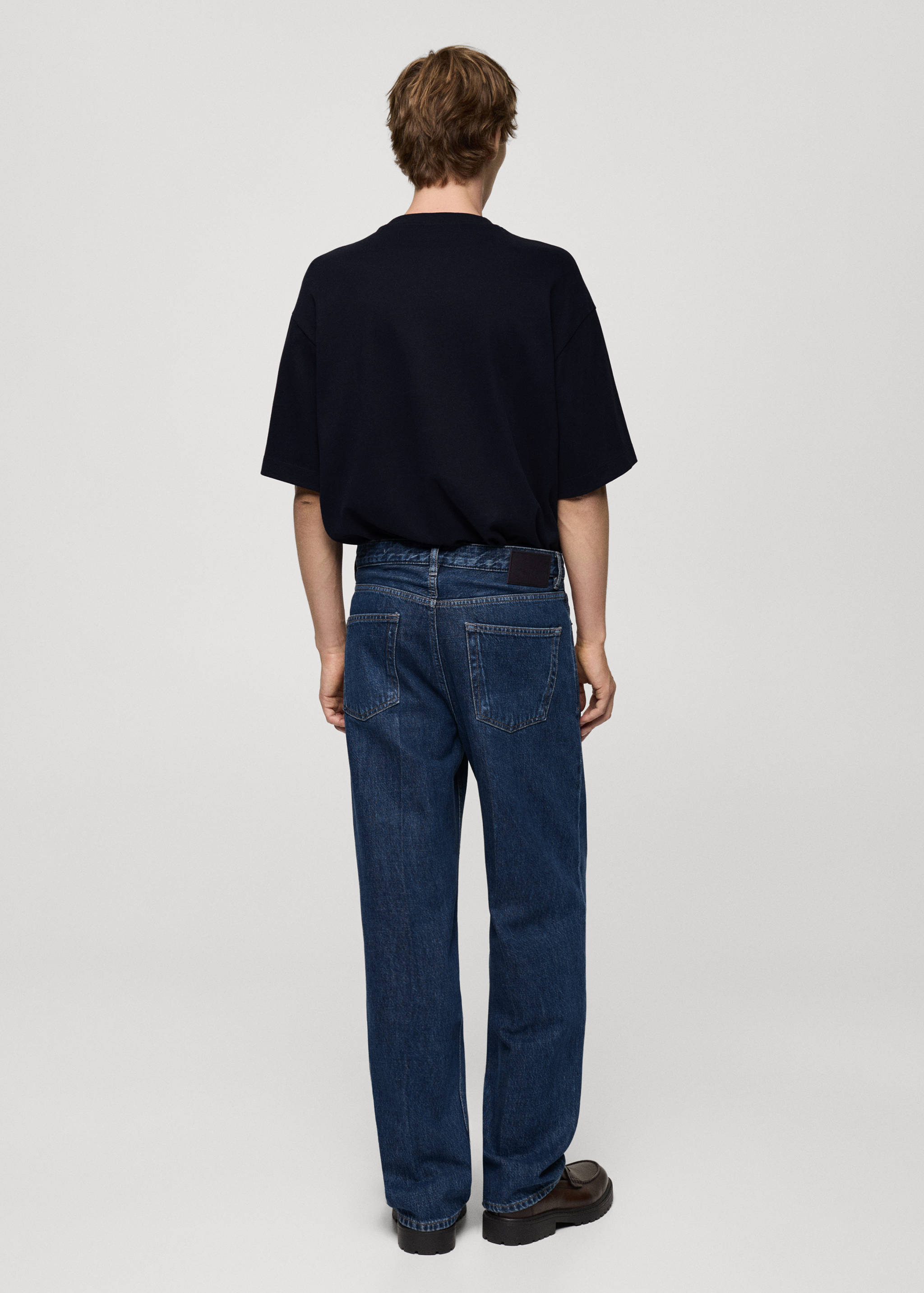 100% cotton oversized t-shirt - Reverse of the article