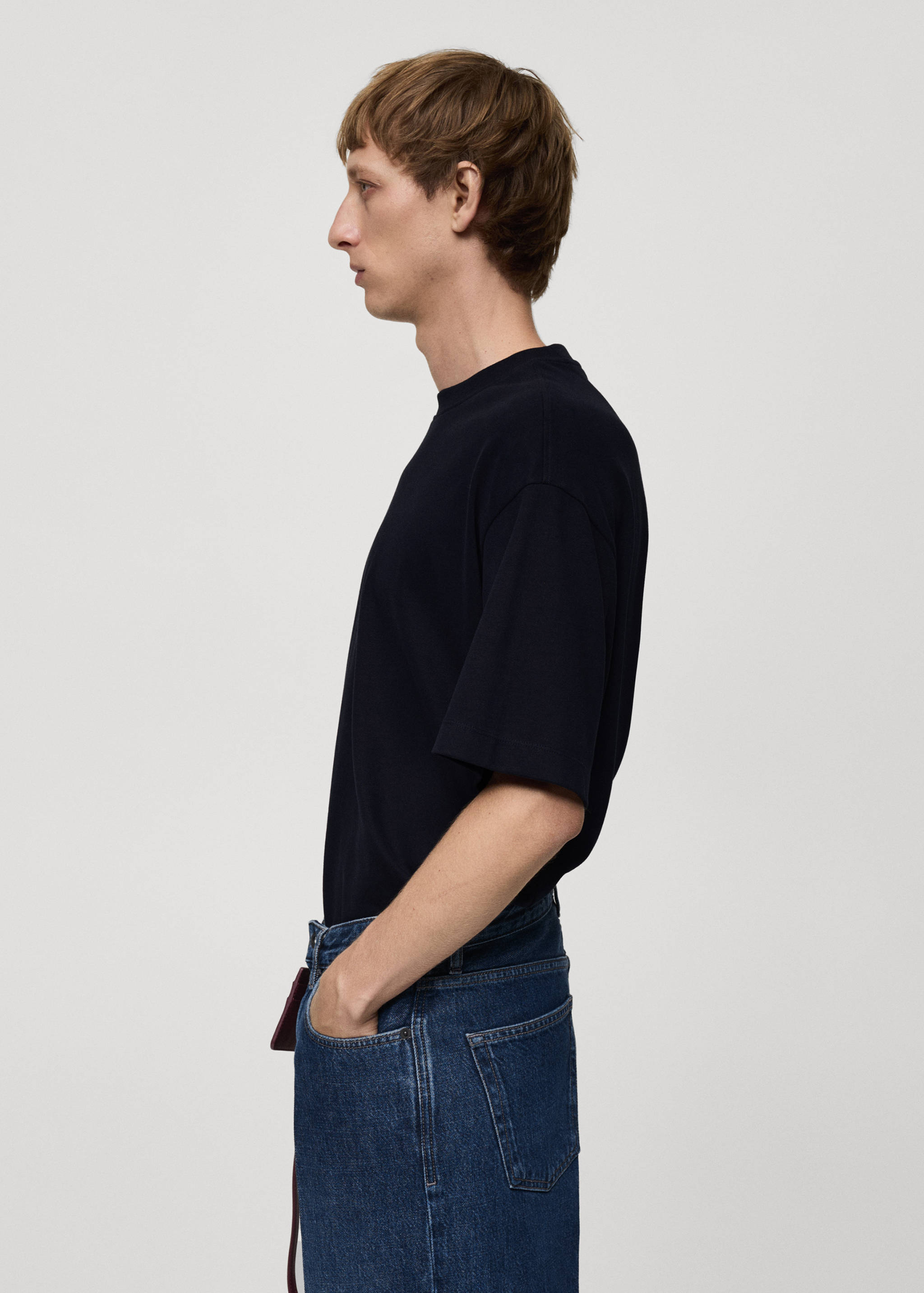 100% cotton oversized t-shirt - Details of the article 2