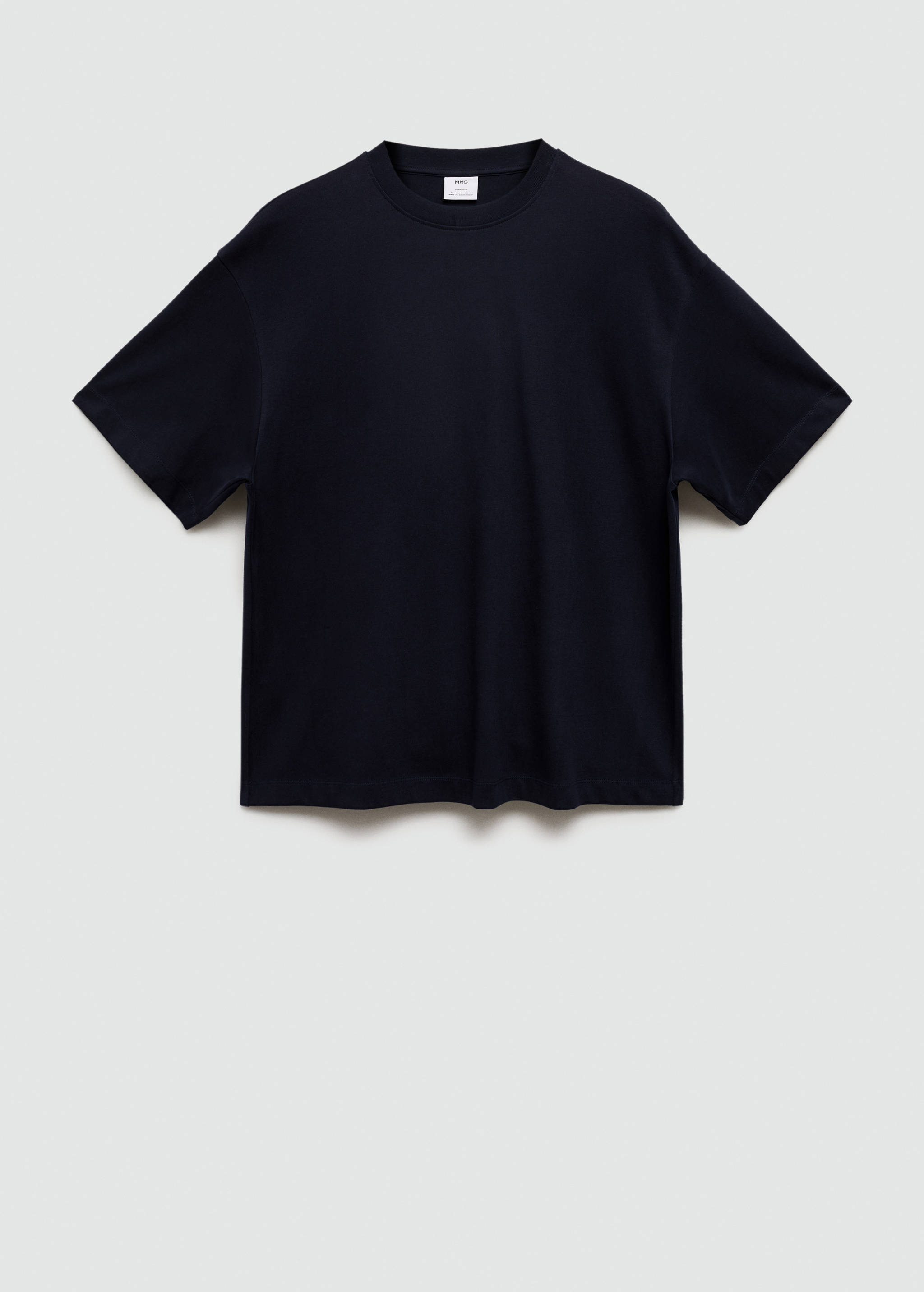 100% cotton oversized t-shirt - Article without model