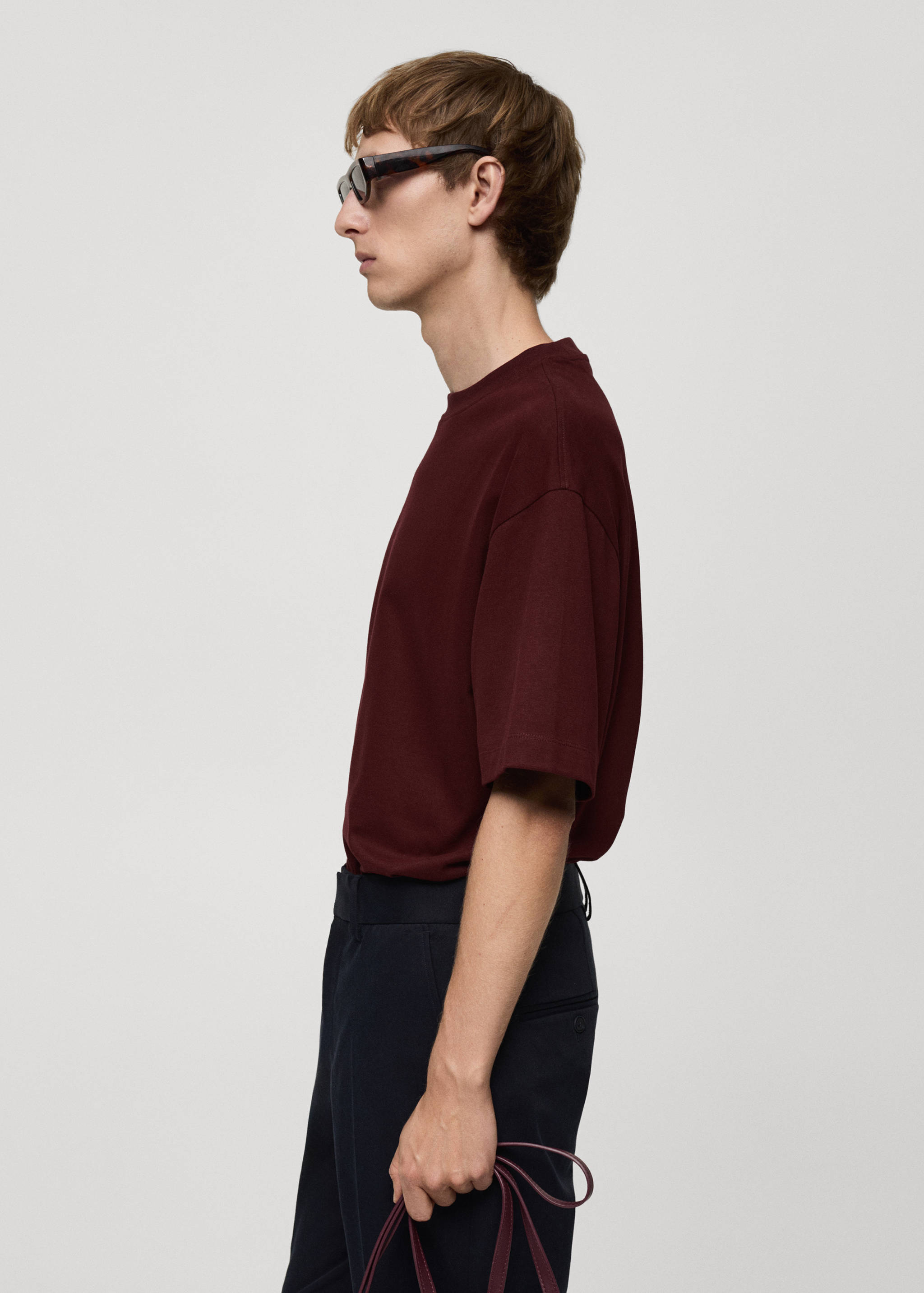 100% cotton oversized t-shirt - Details of the article 2