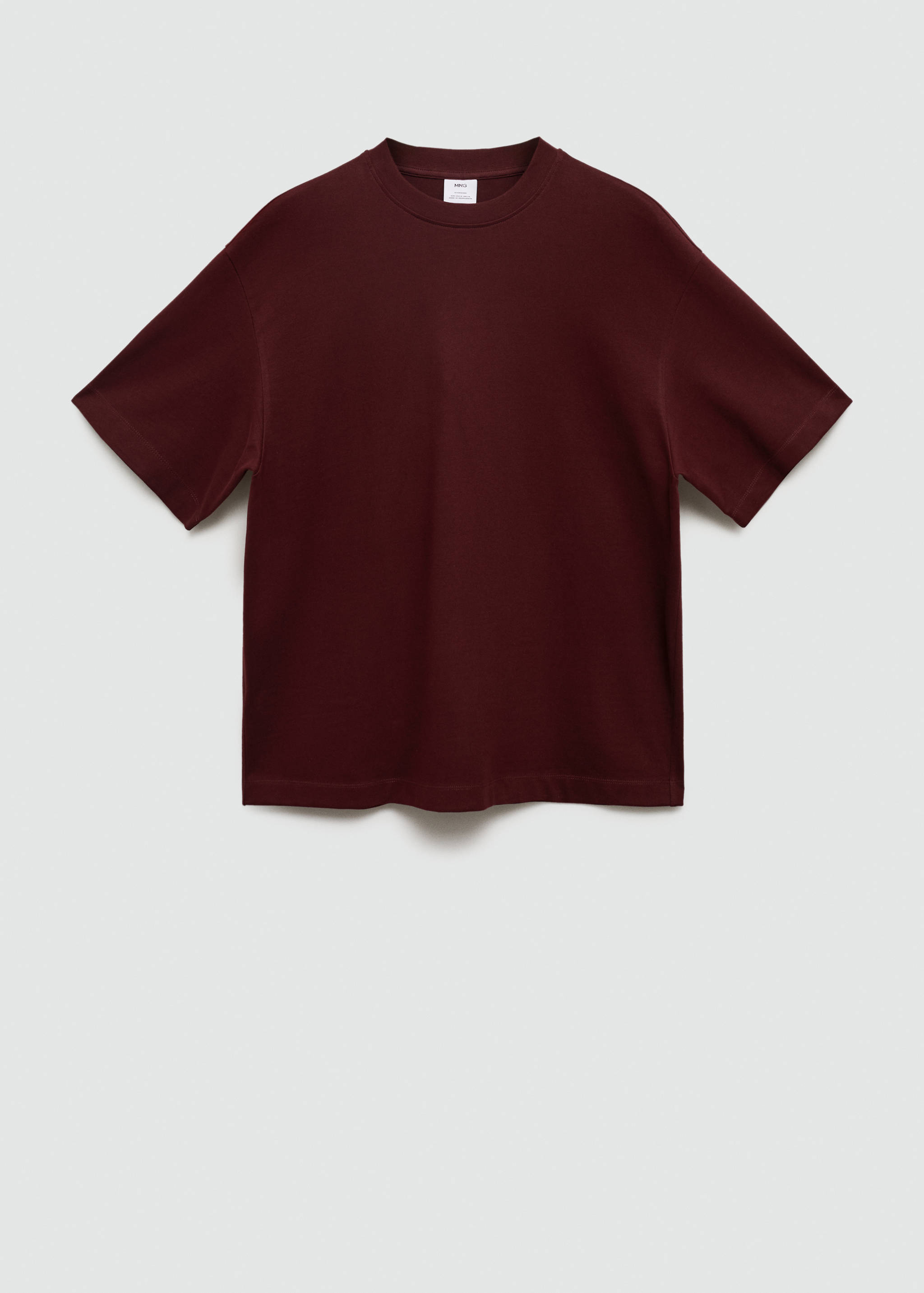 100% cotton oversized t-shirt - Article without model