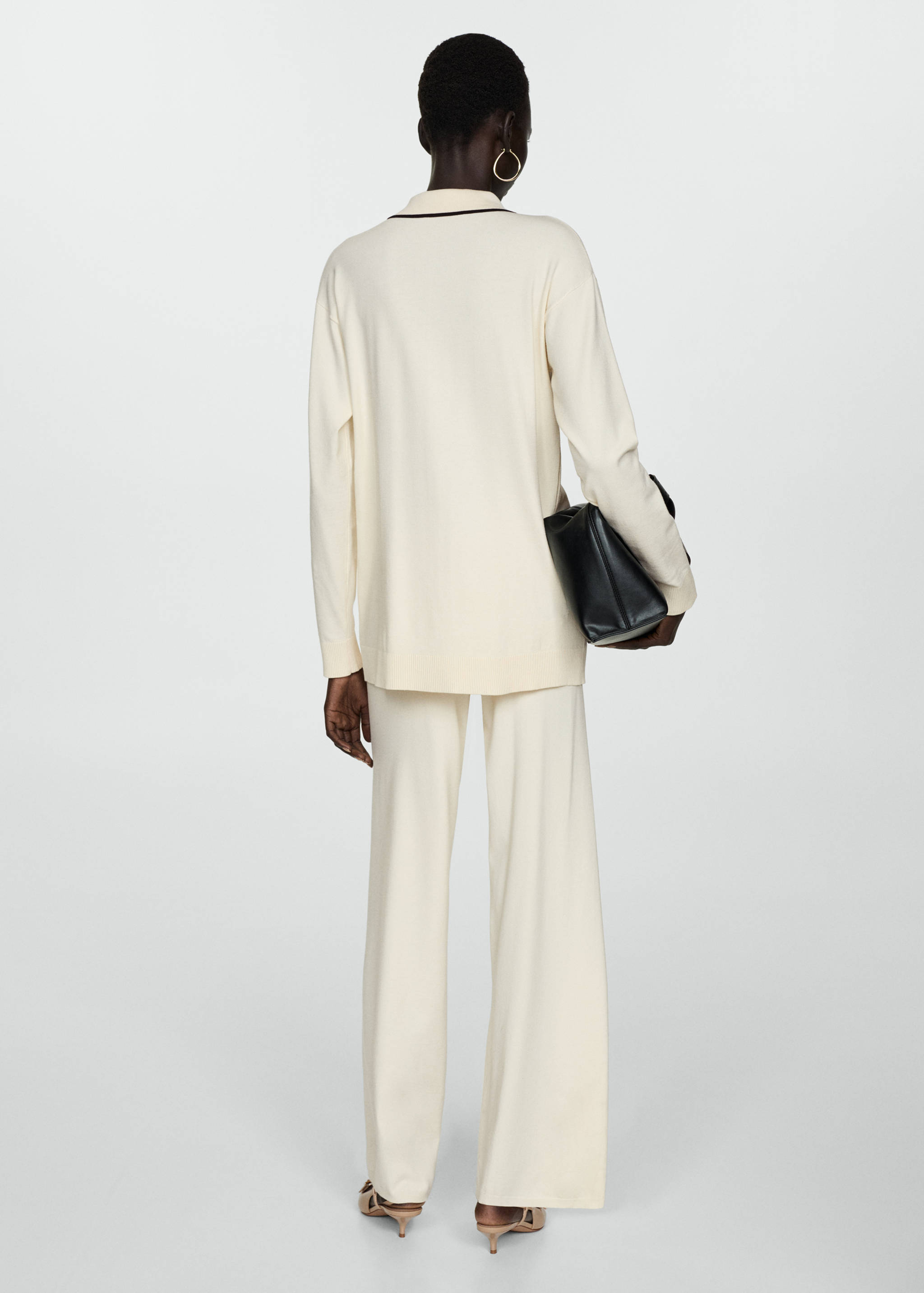 Pantalón recto punto - Reverso del artículo