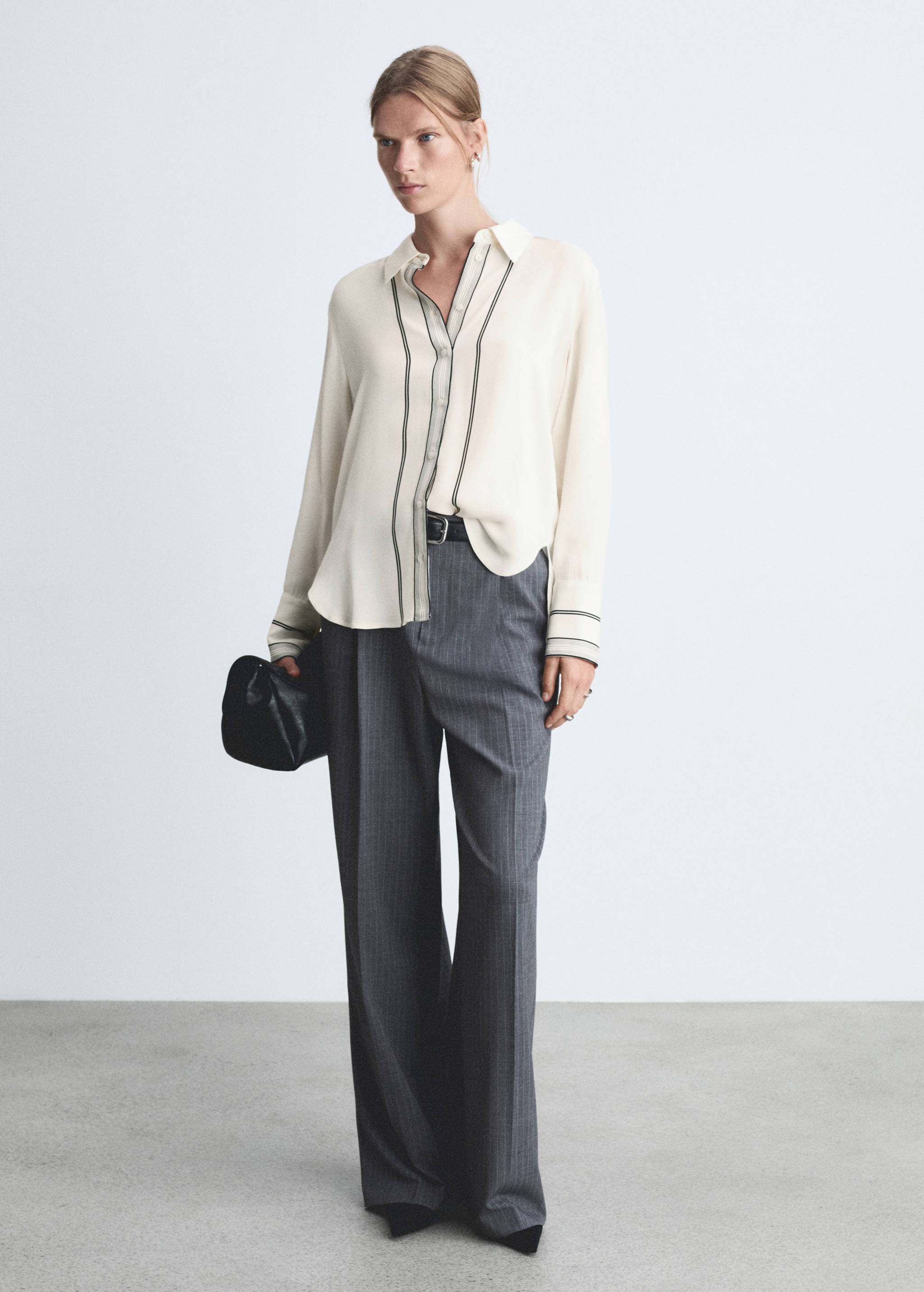 Chemise détails contrastés - Plan général