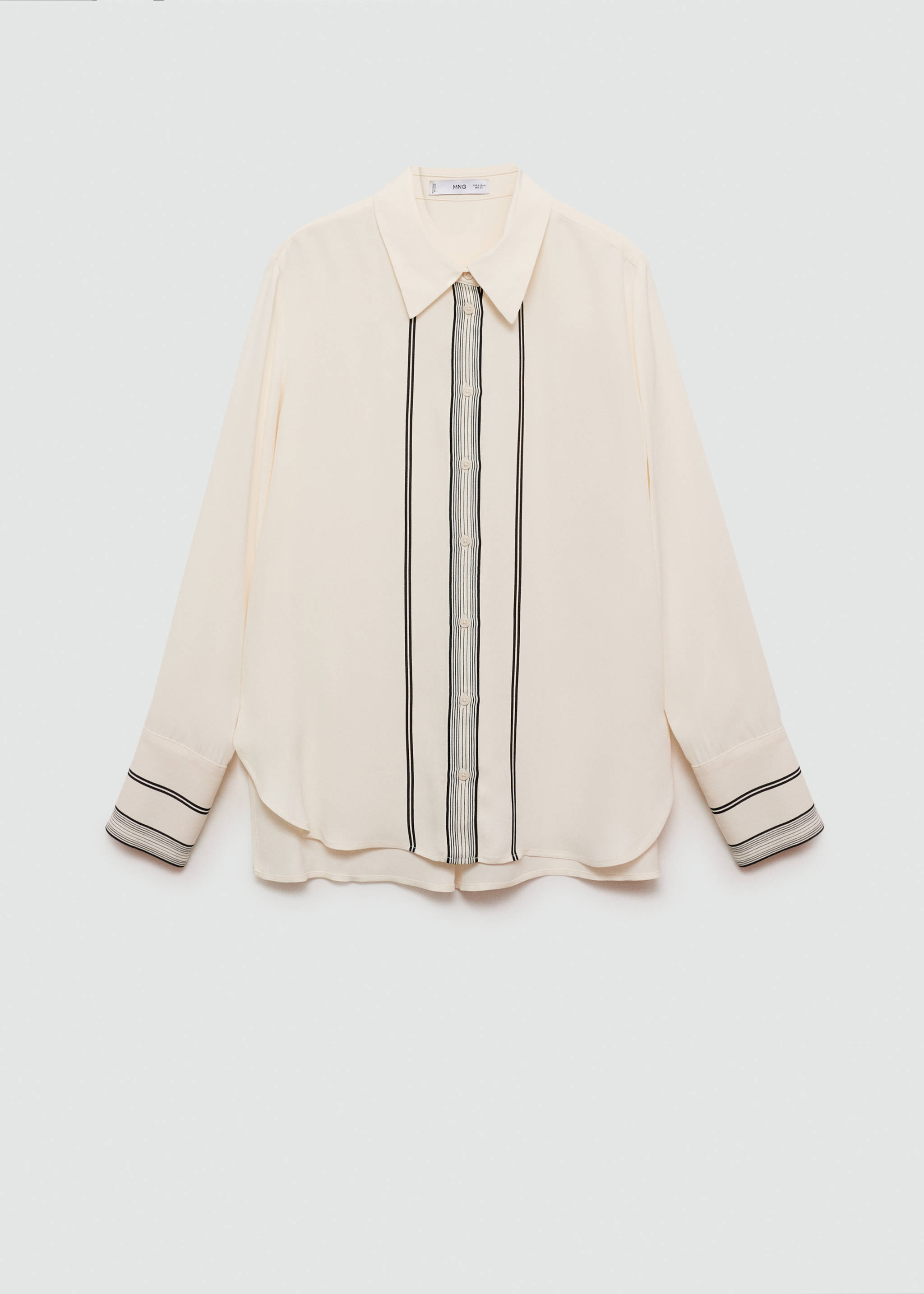 Shirt with contrasting details - Article without model
