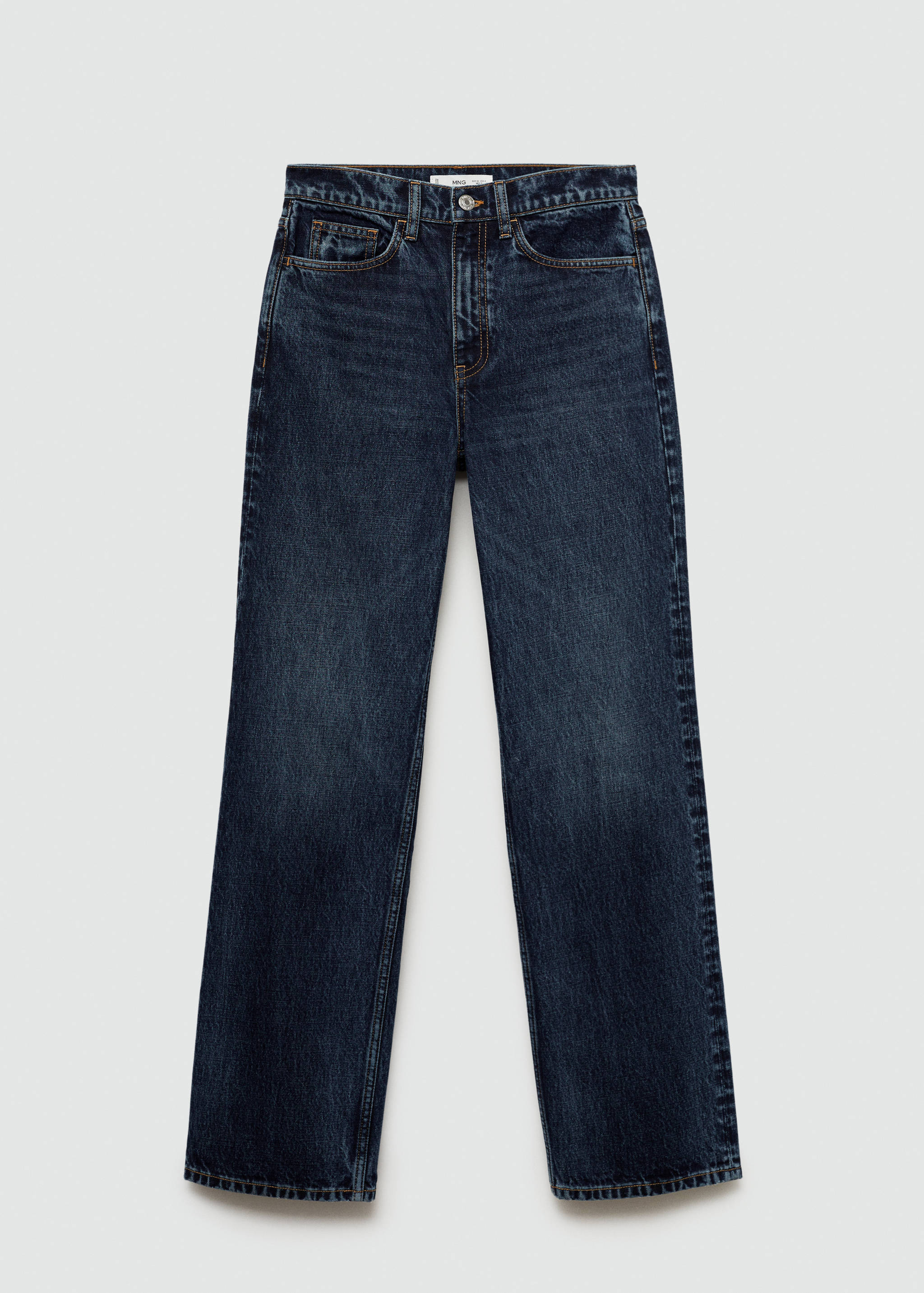 Jeans rectos tiro alto - Artículo sin modelo