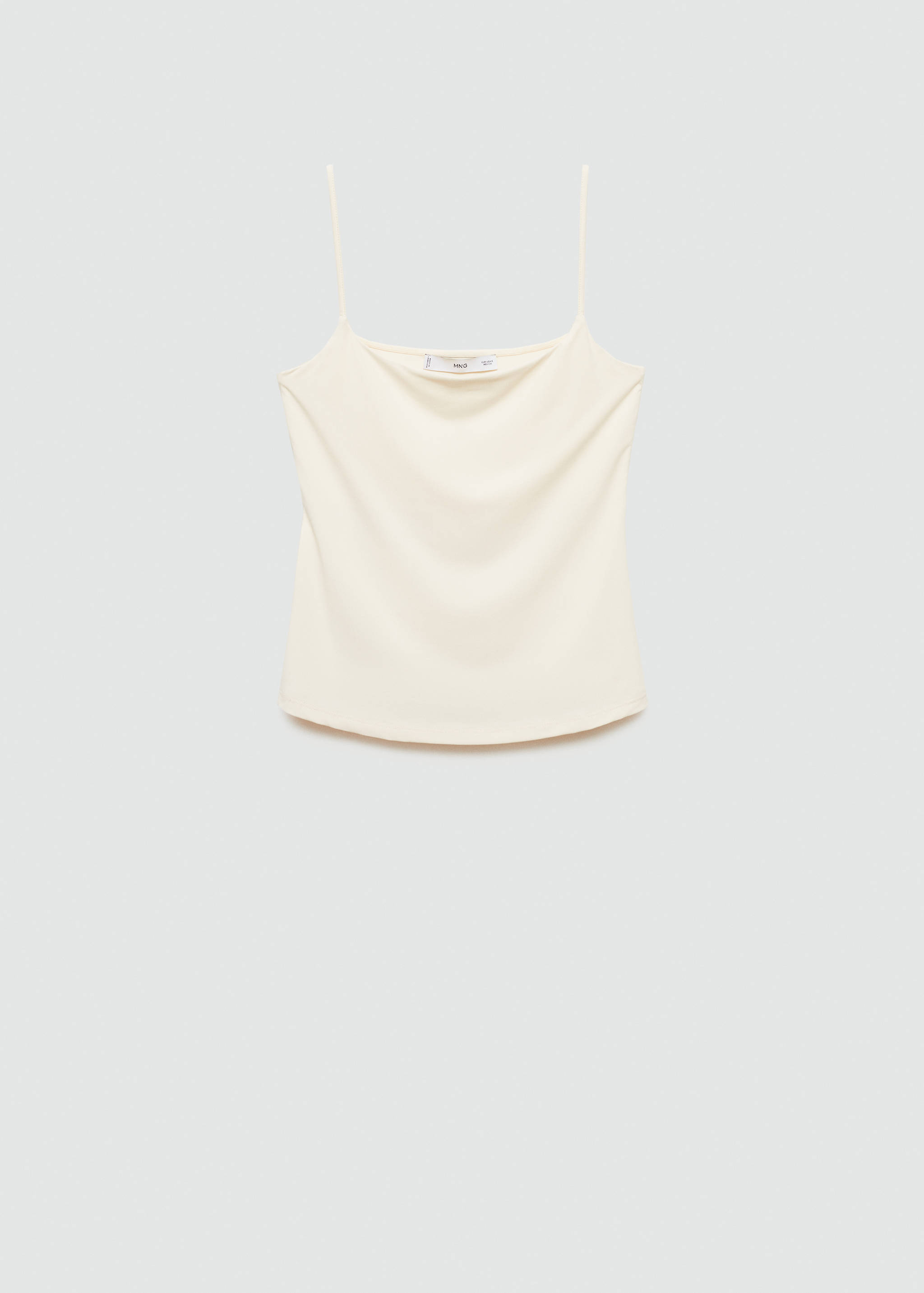 Slim-fit top with thin straps - Article without model