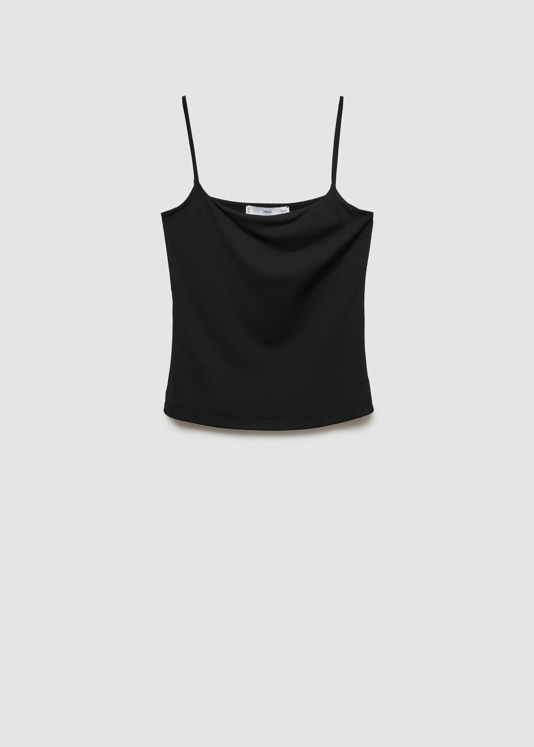 Slim-fit top with thin straps - Article without model