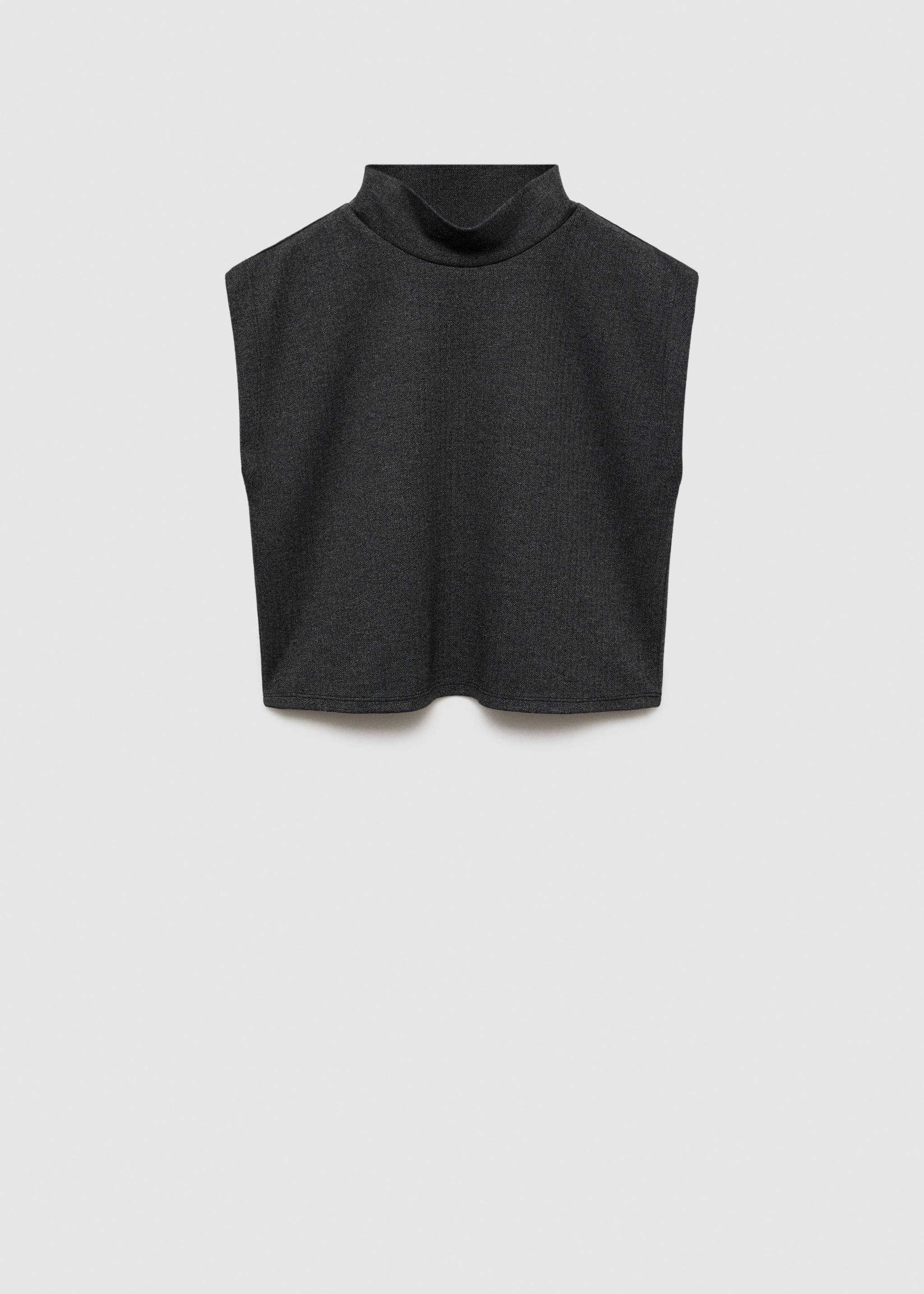 Knitted cropped top - Article without model