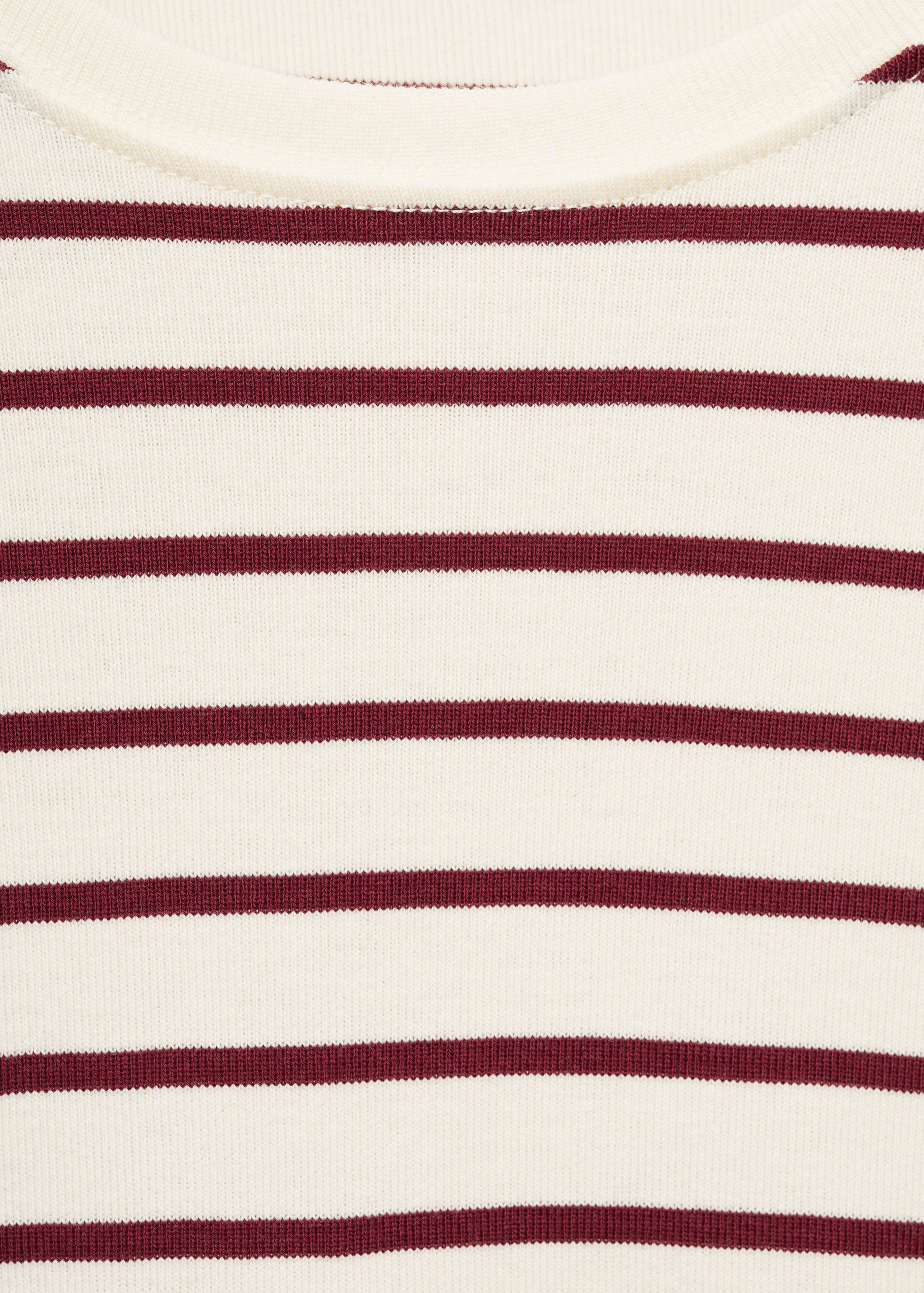 Striped knitted sweatshirt - Details of the article 8