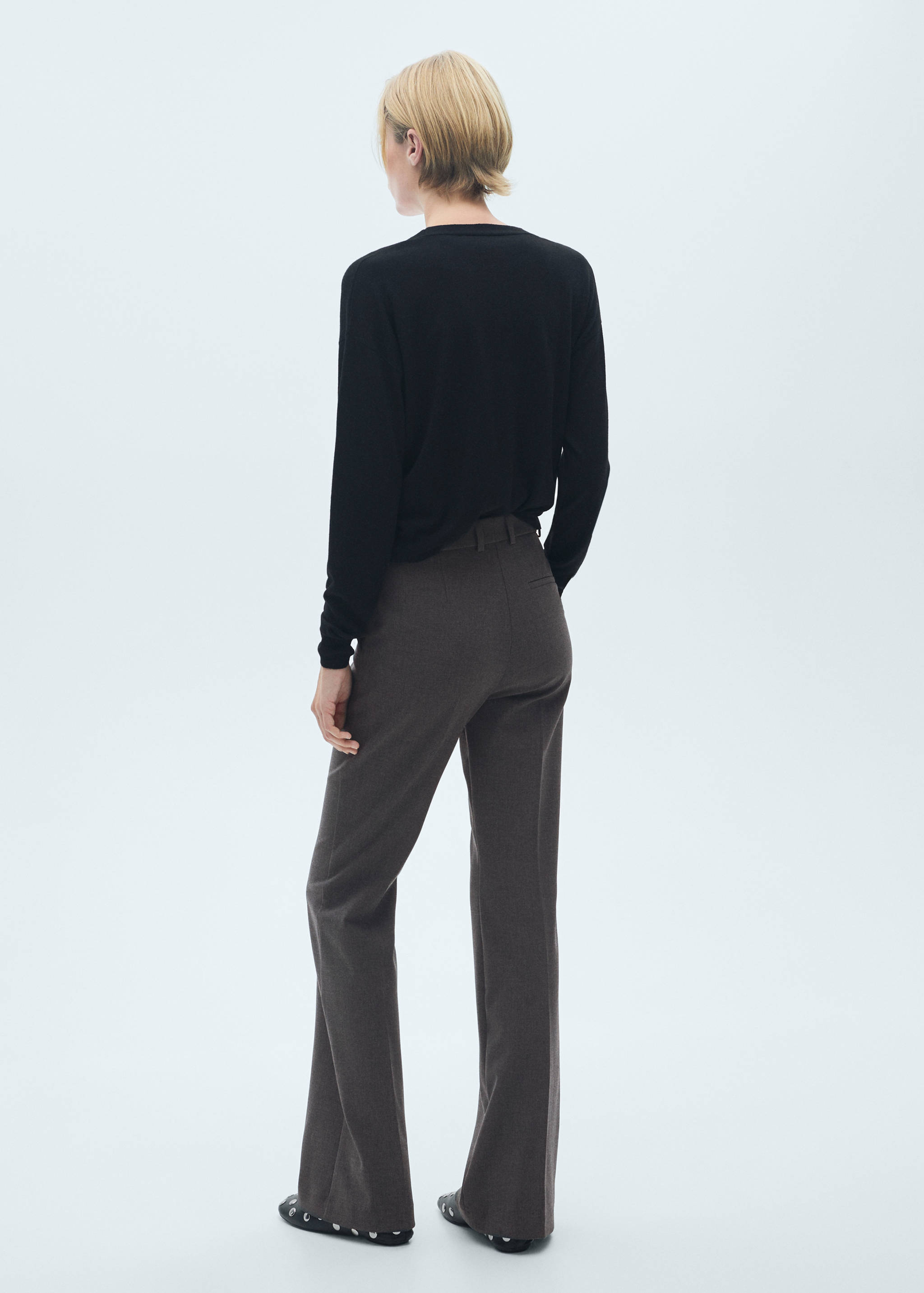 Παντελόνι καμπάνα με τσέπες - Πίσω όψη προϊόντος