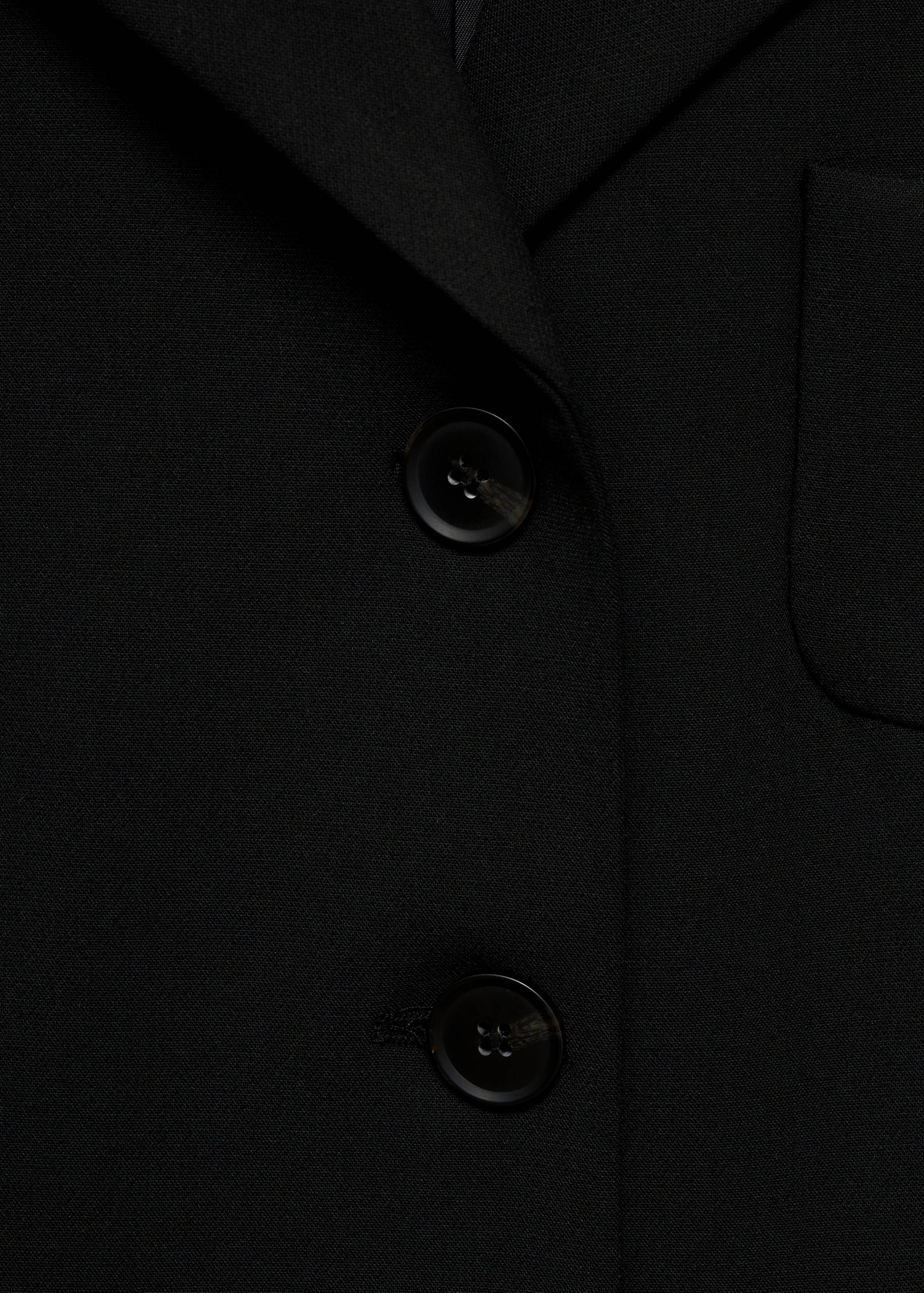 Cropped jacket with buttons - Details of the article 8