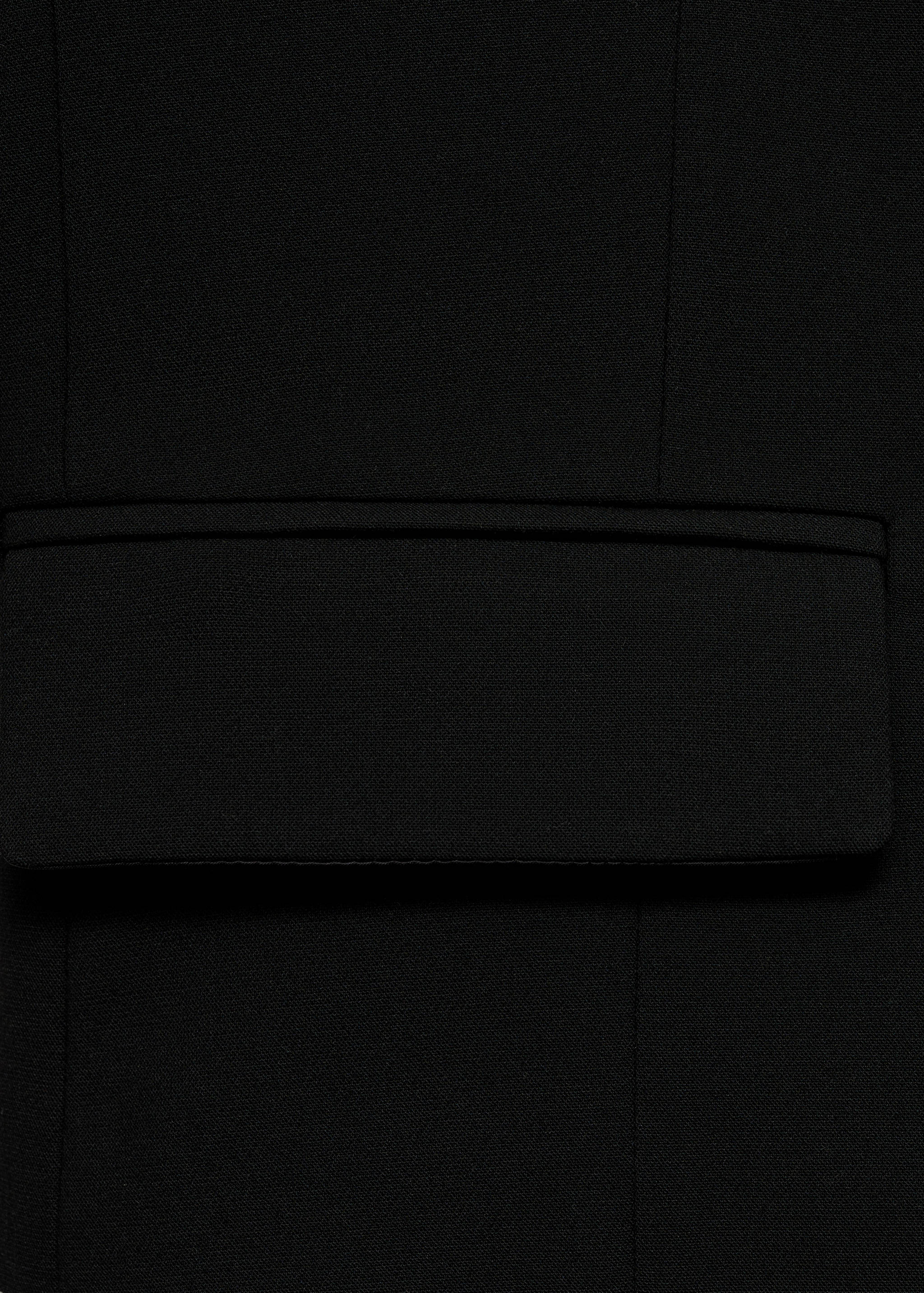 Cropped jacket with buttons - Details of the article 0