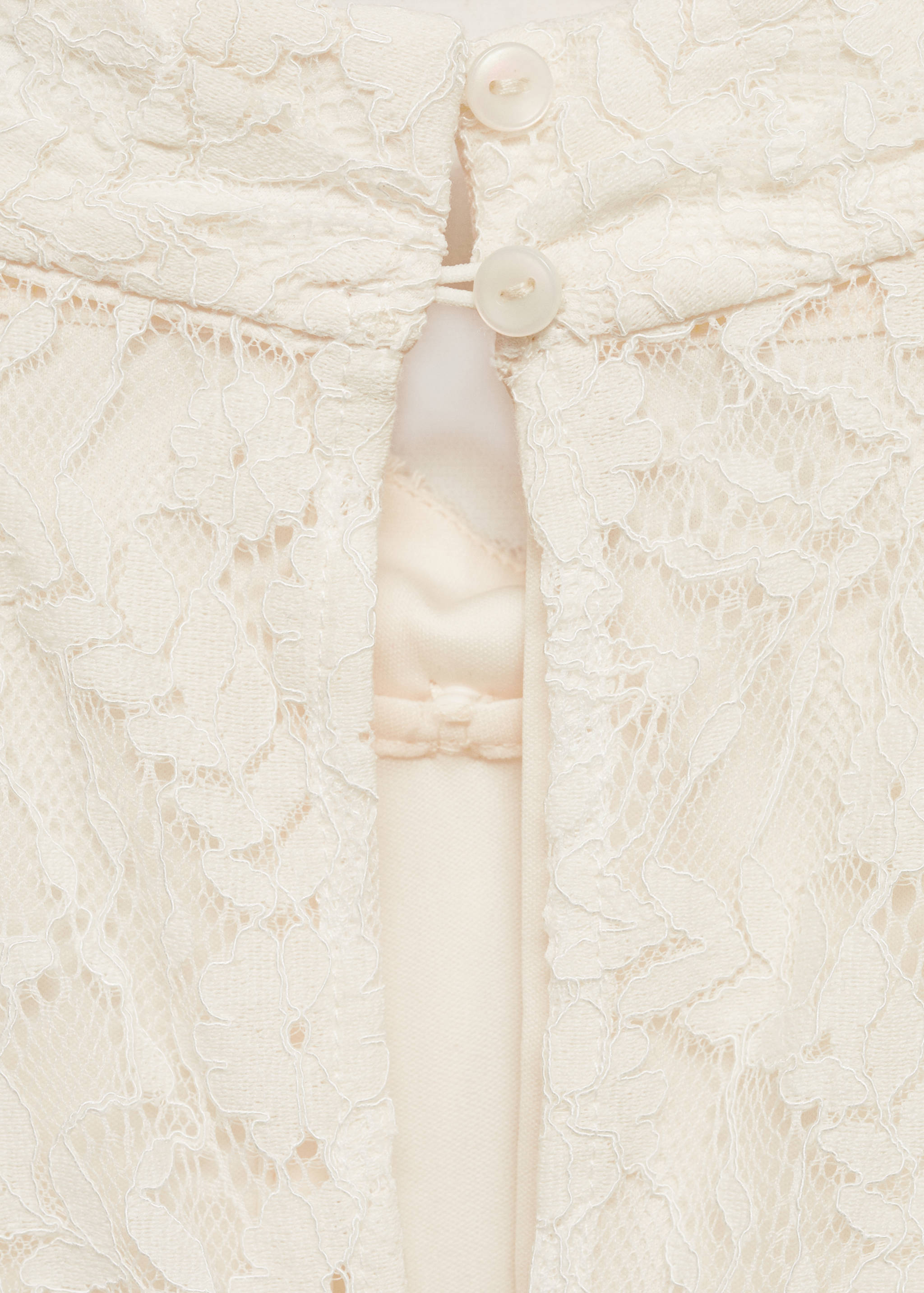Long lace dress - Details of the article 0