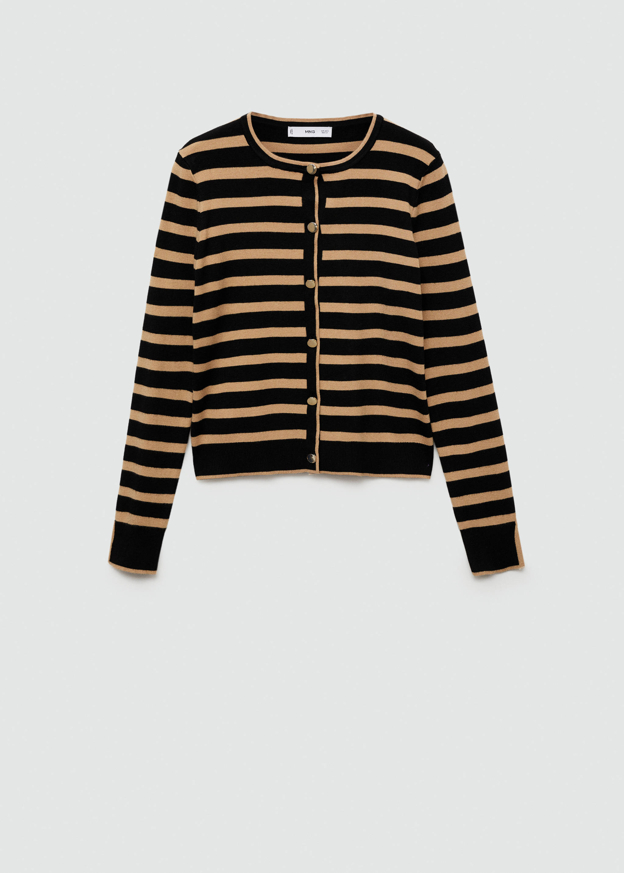 纽扣针织开衫 - null