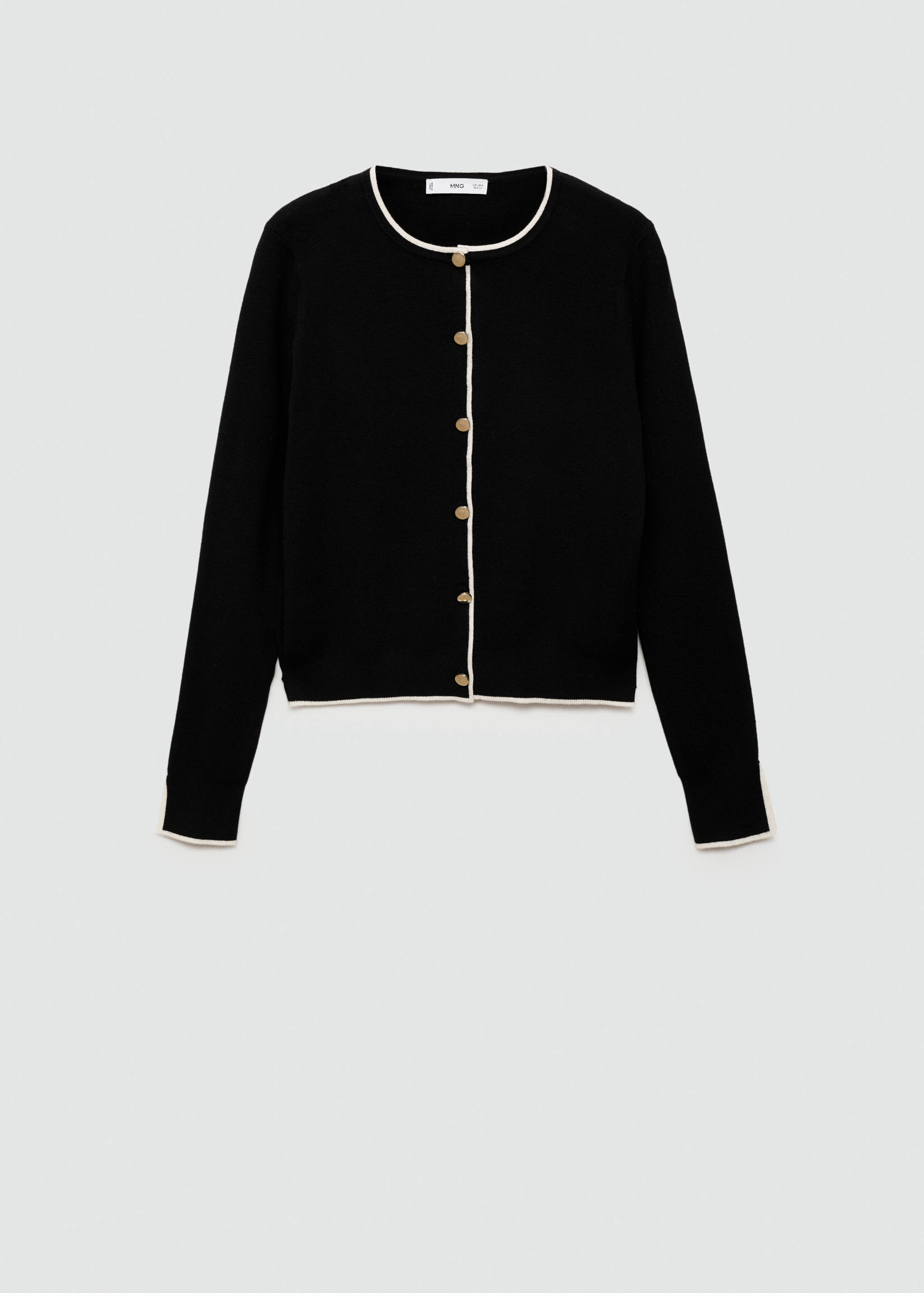 Button knit cardigan - Article without model