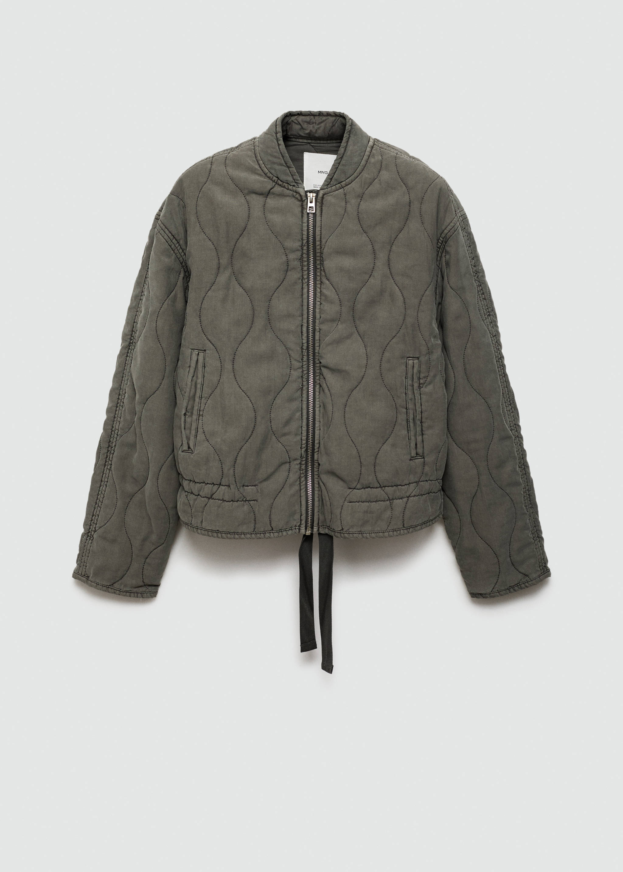 Chaqueta acolchada fruncido - Artículo sin modelo